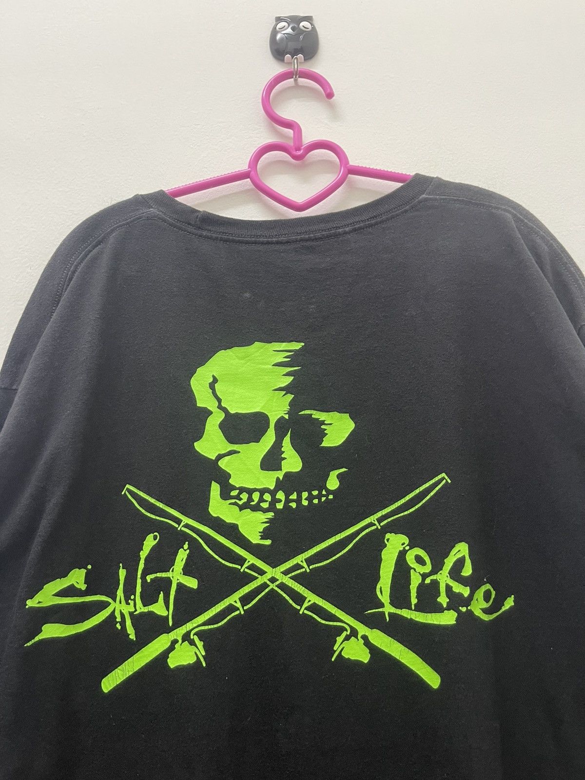 Mastermind Japan Rare Vintage SALT LIFE Single Pocket Skull Pirates Spell Out Size US L / EU 52-54 / 3 - 2 Thumbnail
