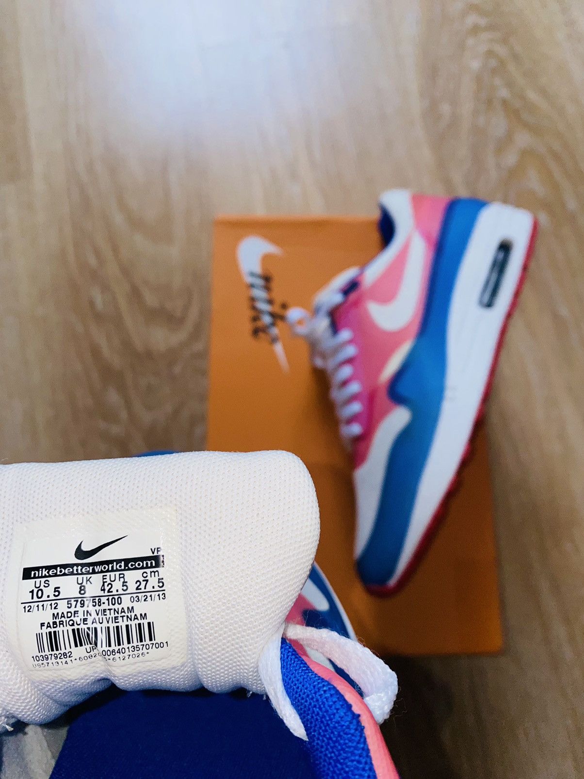 Nike × atmos NikeLab Air Max 1 Prm Hyperfuse 2013 Atmos Clot Fragment ACG Size US 9 / EU 42 - 10 Thumbnail