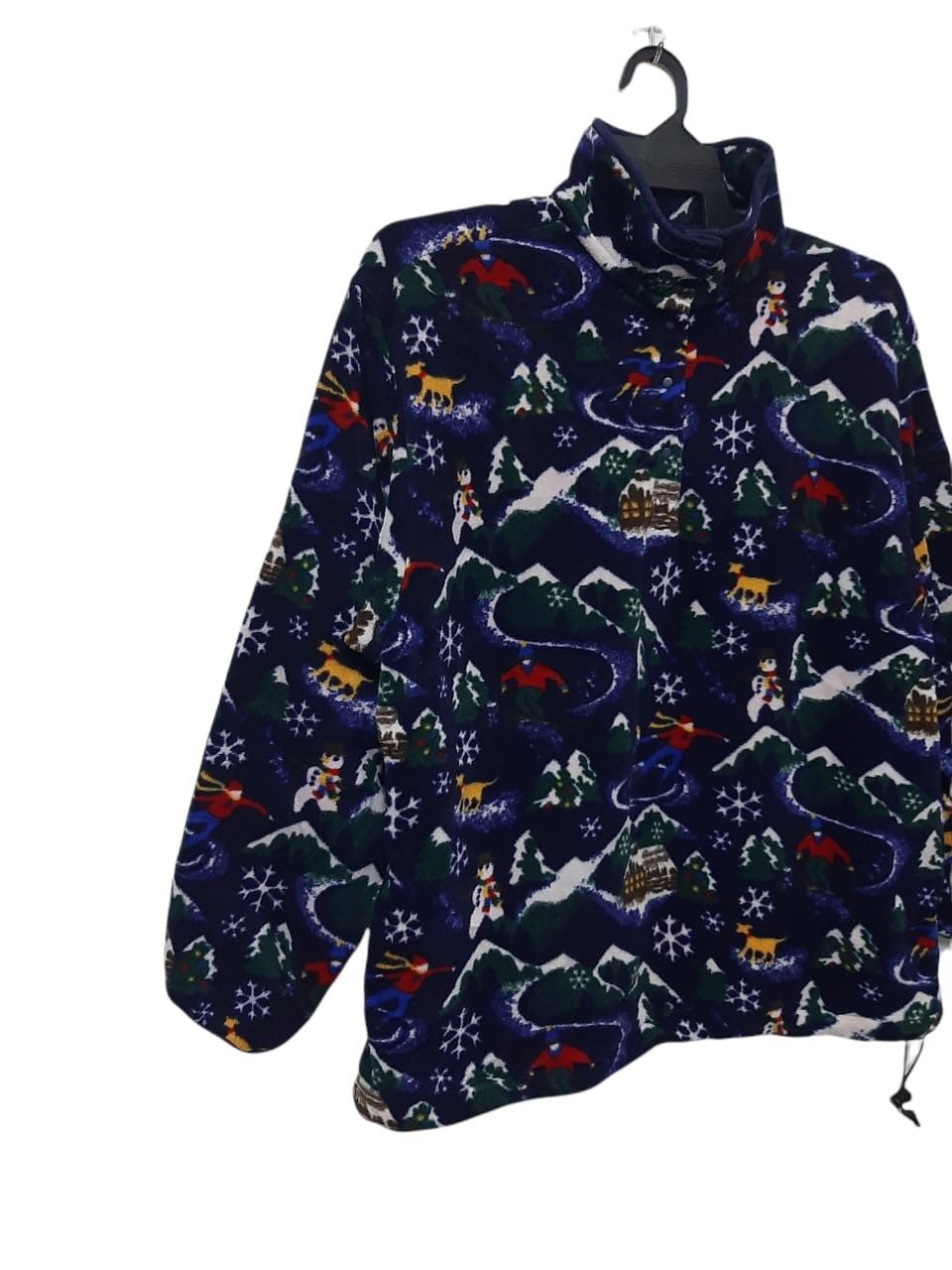 L.L. Bean 🔥VTG LL BEAN FULLPRINTS FLEECE Size US L / EU 52-54 / 3 - 4 Thumbnail
