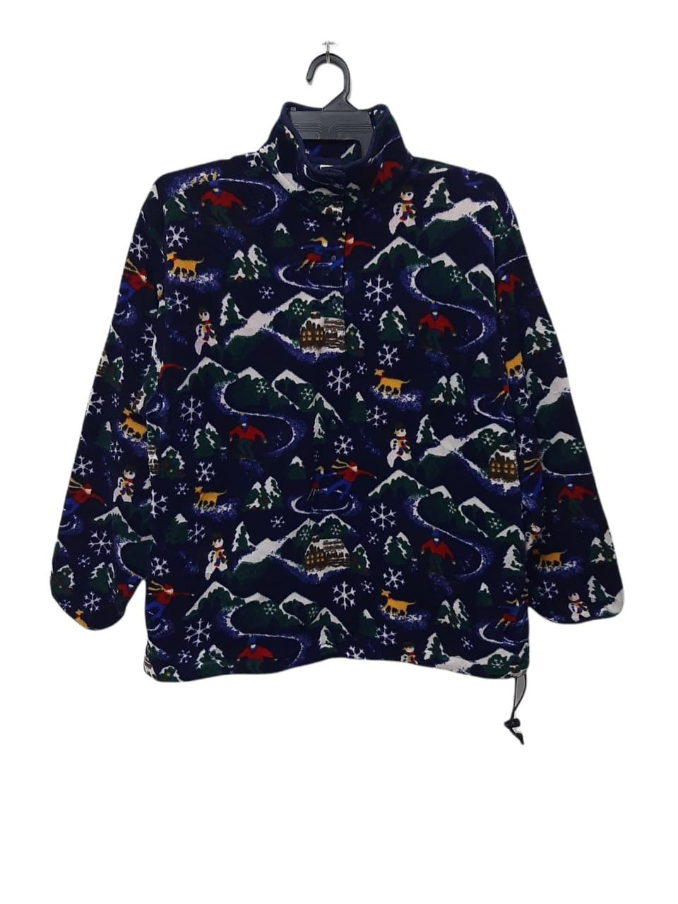 L.L. Bean 🔥VTG LL BEAN FULLPRINTS FLEECE Size US L / EU 52-54 / 3 - 1 Thumbnail
