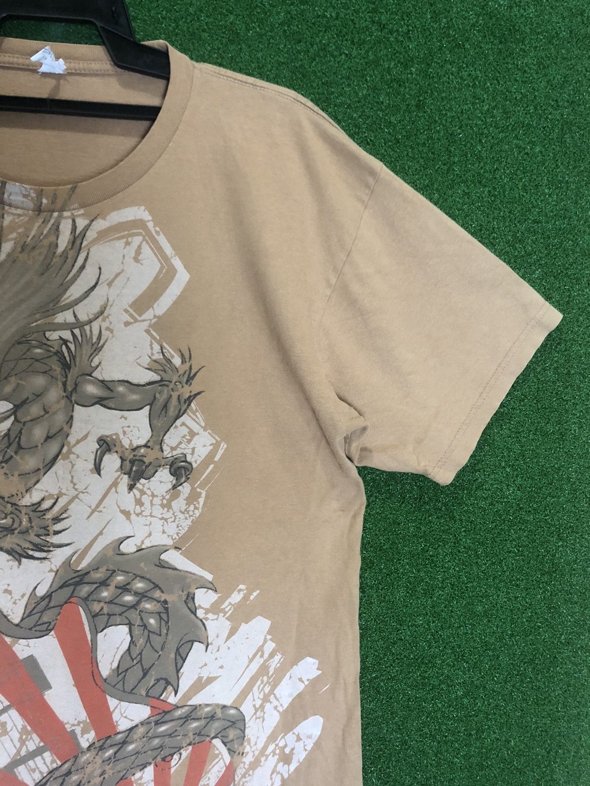 Japanese Brand Unknown Tees with Big DRAGON printed Size US XL / EU 56 / 4 - 3 Thumbnail