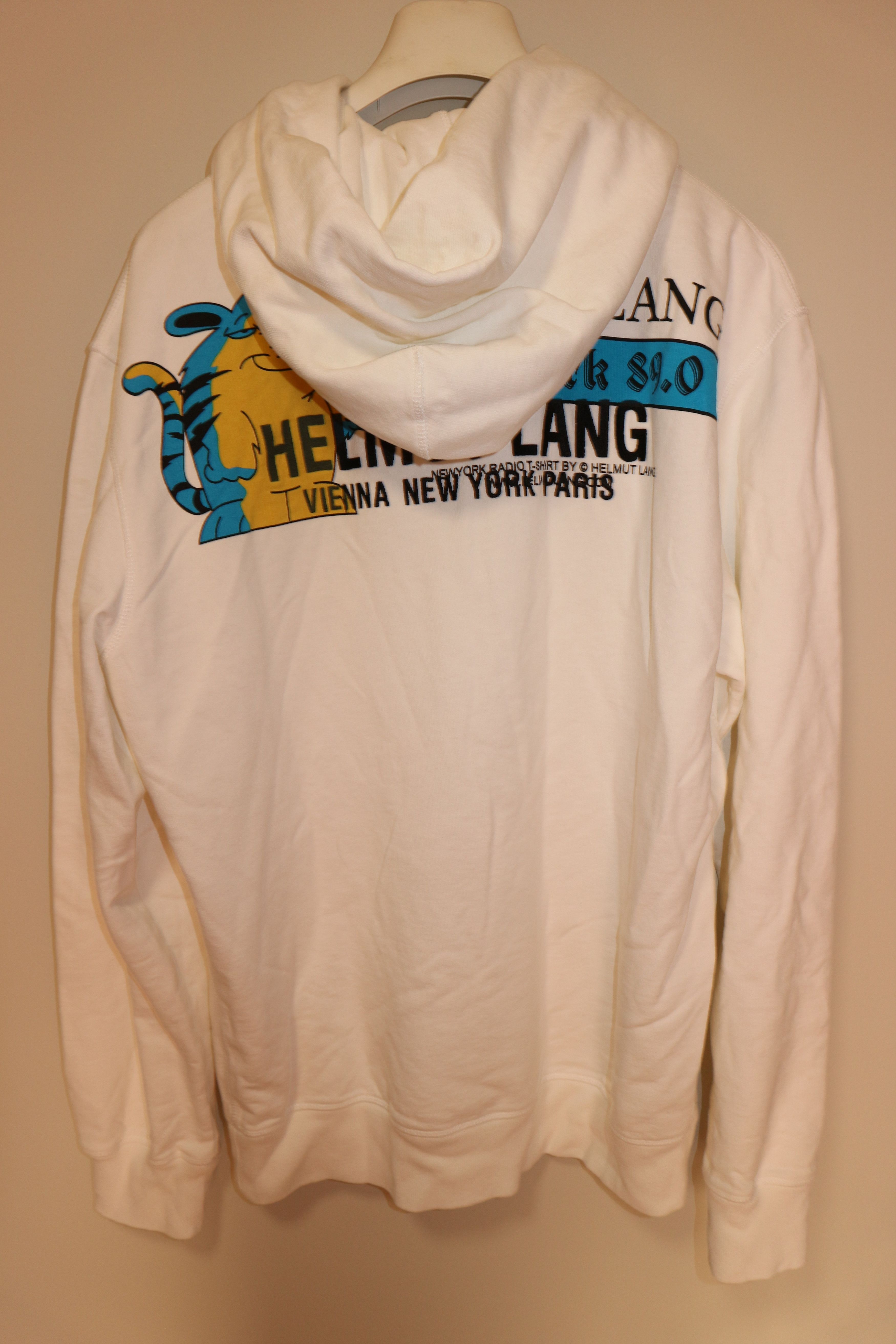 Helmut Lang Radio print hoodie Size US L / EU 52-54 / 3 - 2 Thumbnail
