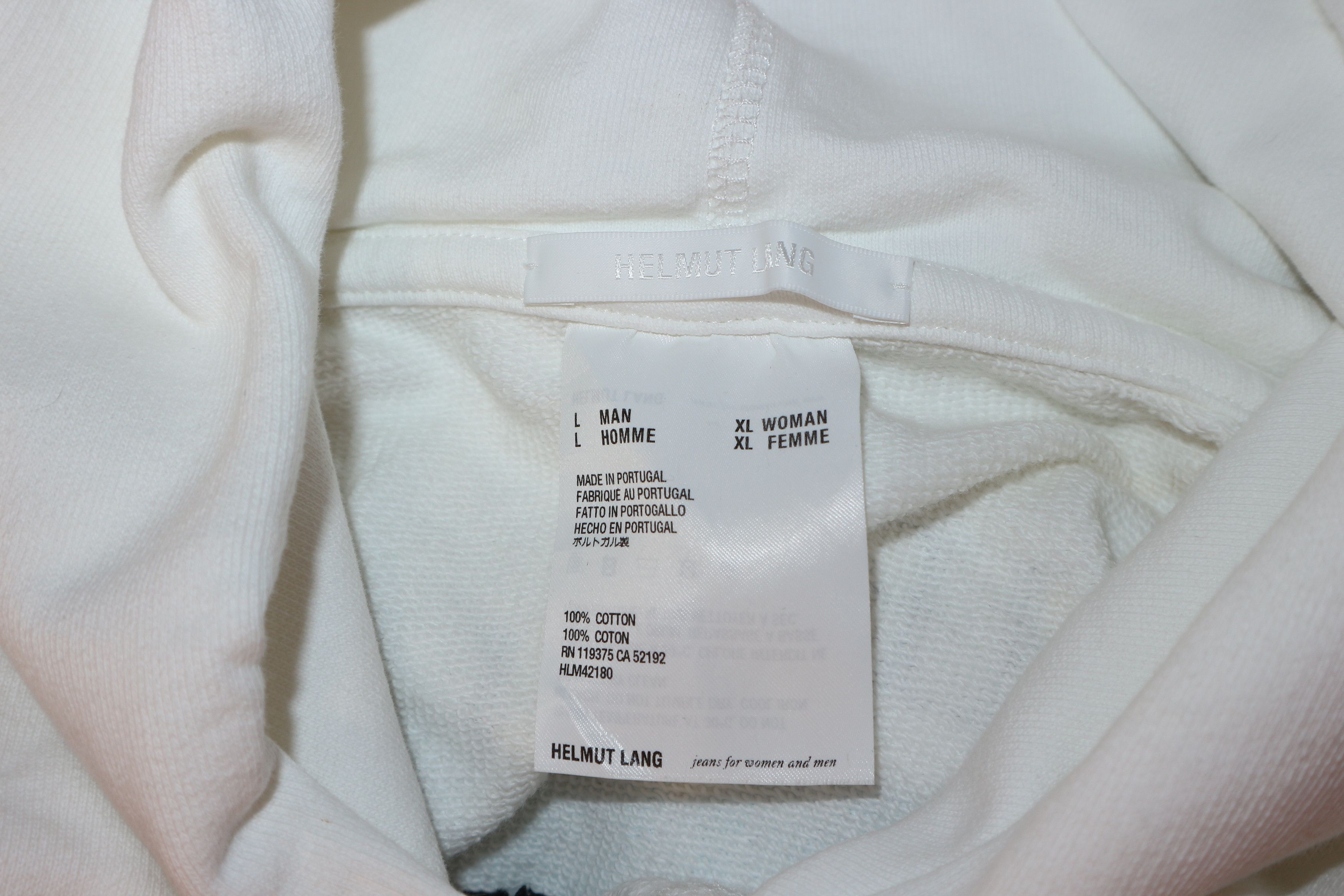 Helmut Lang Radio print hoodie Size US L / EU 52-54 / 3 - 4 Thumbnail