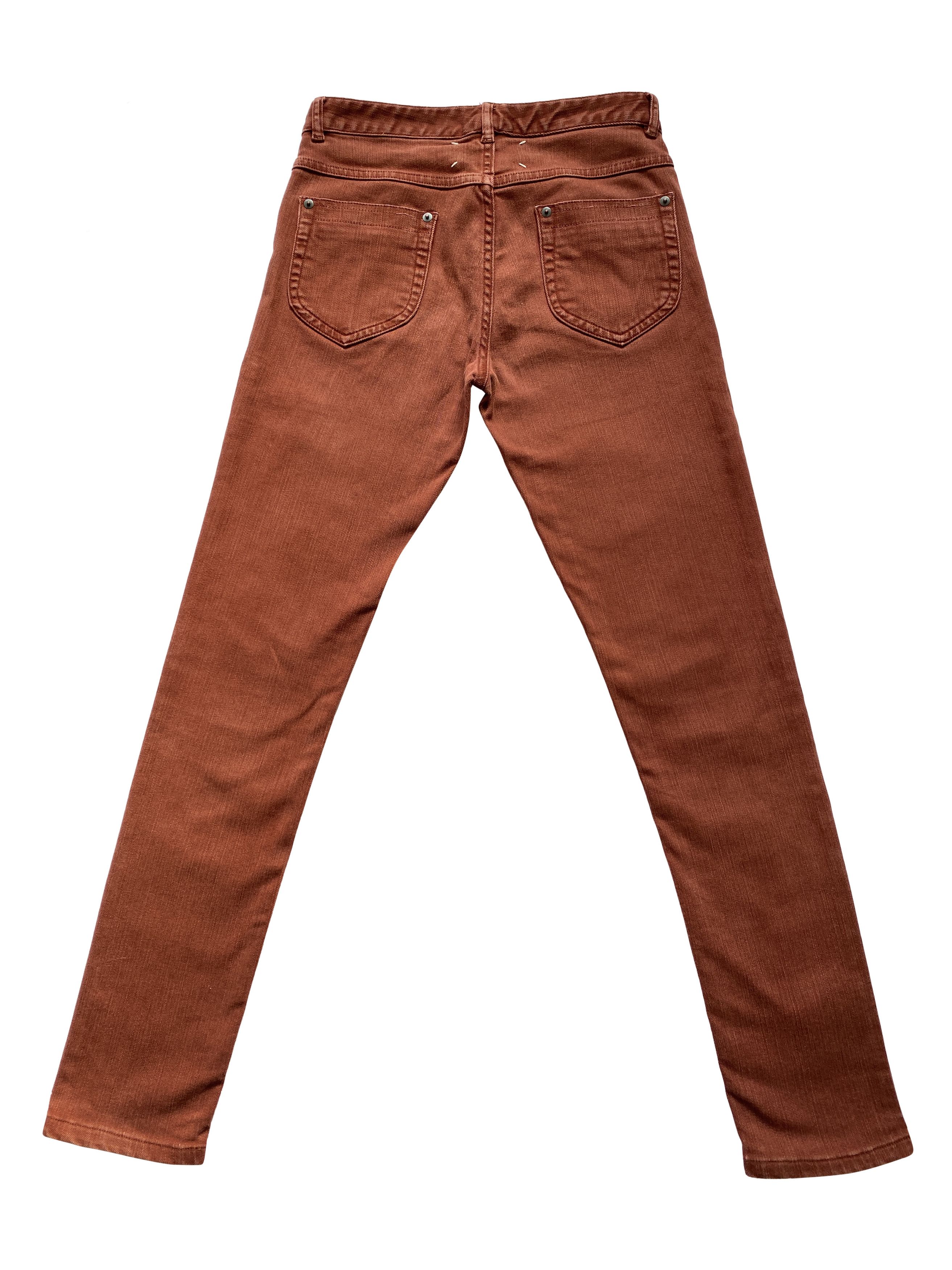 Maison Margiela ⚡️QUICK SALE⚡️ 2009 Margiela Line 1 Rust Stretchy Jeans Size 26" / US 2 / IT 38 - 2 Thumbnail