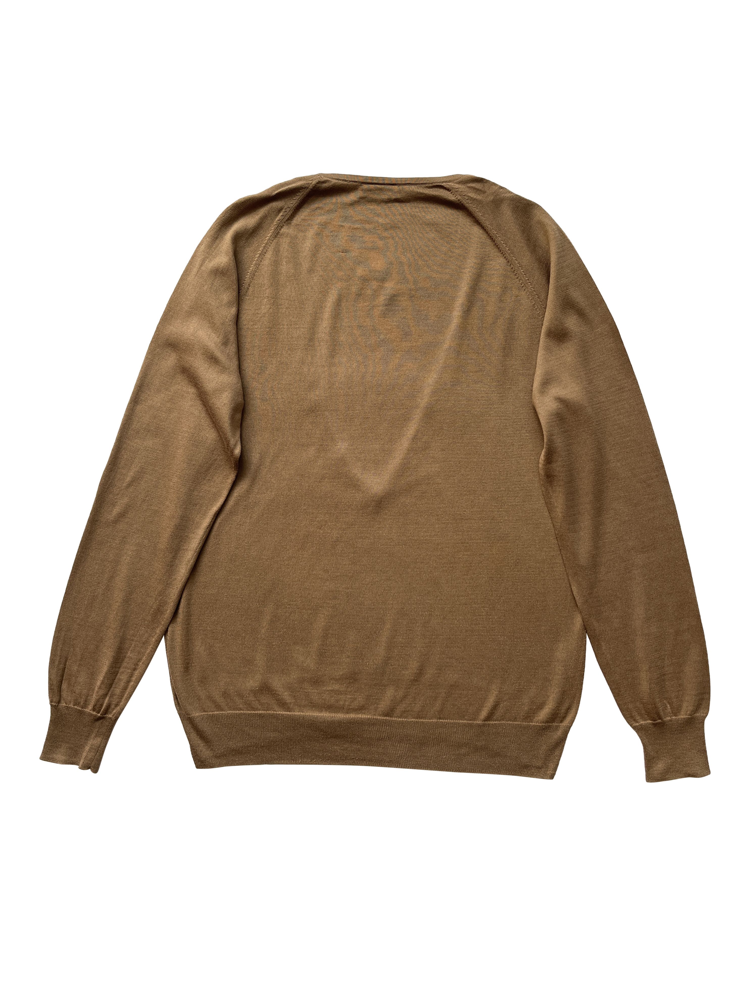 Dries Van Noten ⚡️QUICK SALE⚡️Dries Van Noten Brown V neck Knit Size US XS / EU 42 / 0 - 2 Thumbnail