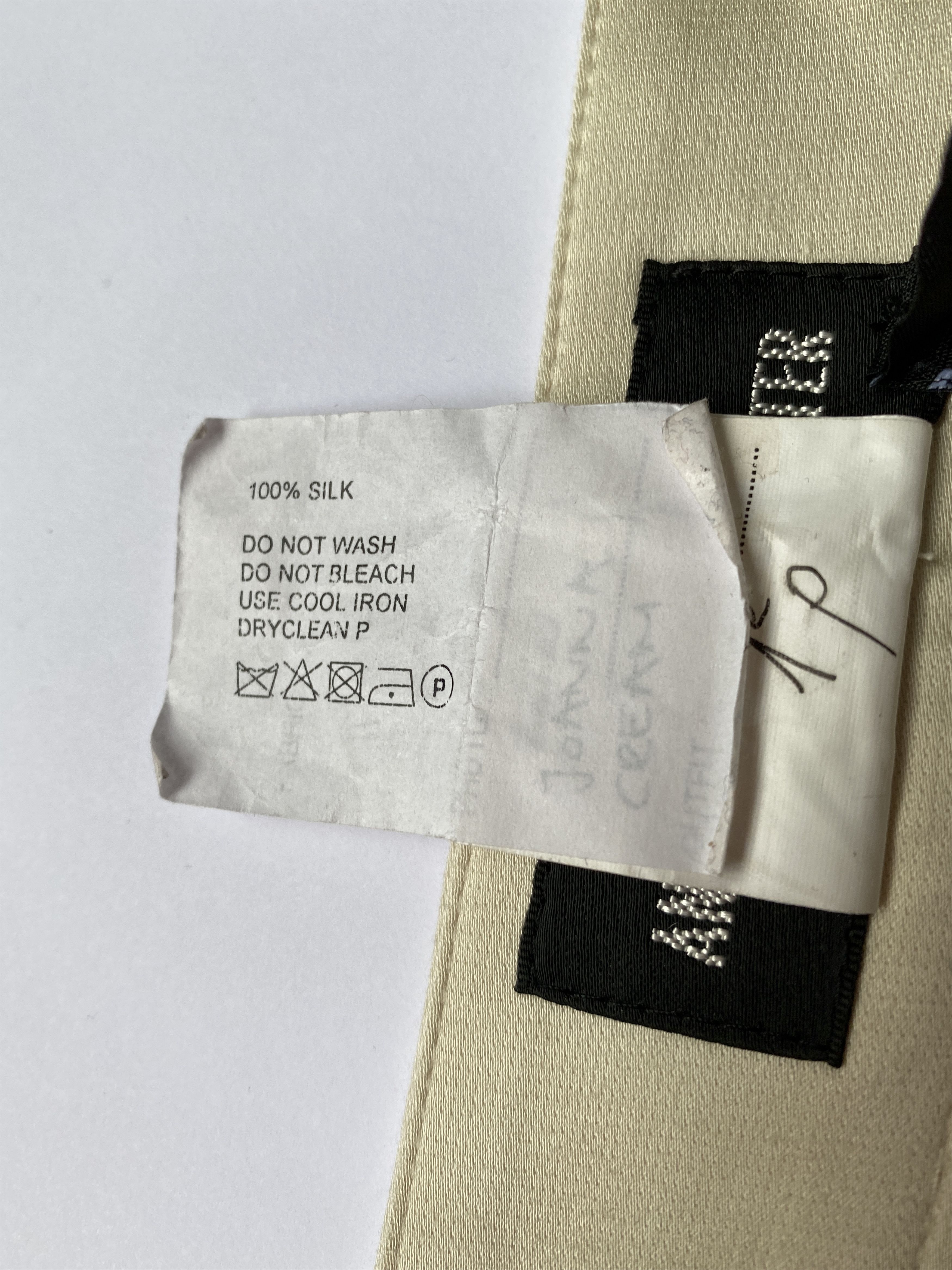 Ann Demeulemeester ⚡️QUICK SALE⚡️SAMPLE Ann Demeulemeester Beige Silk Pants Size US 30 / EU 46 - 5 Thumbnail