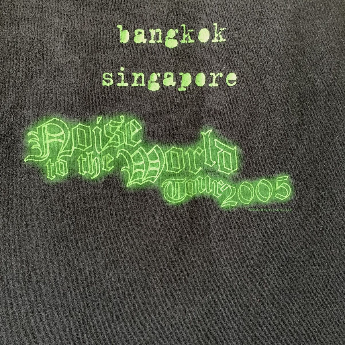 Band Tees × Vintage Vintage Good Charlotte Noise To The World Tour 2005 Tshirt Size US M / EU 48-50 / 2 - 5 Thumbnail
