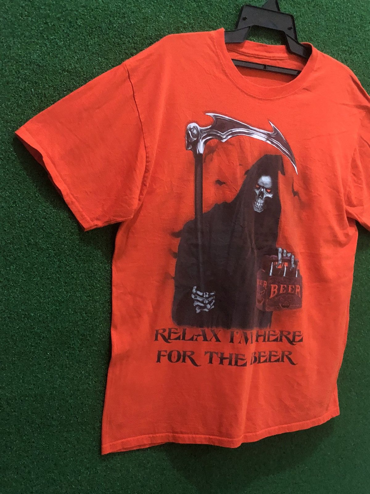 Japanese Brand Very nice tees with Skulls printed BEER Size US M / EU 48-50 / 2 - 3 Thumbnail