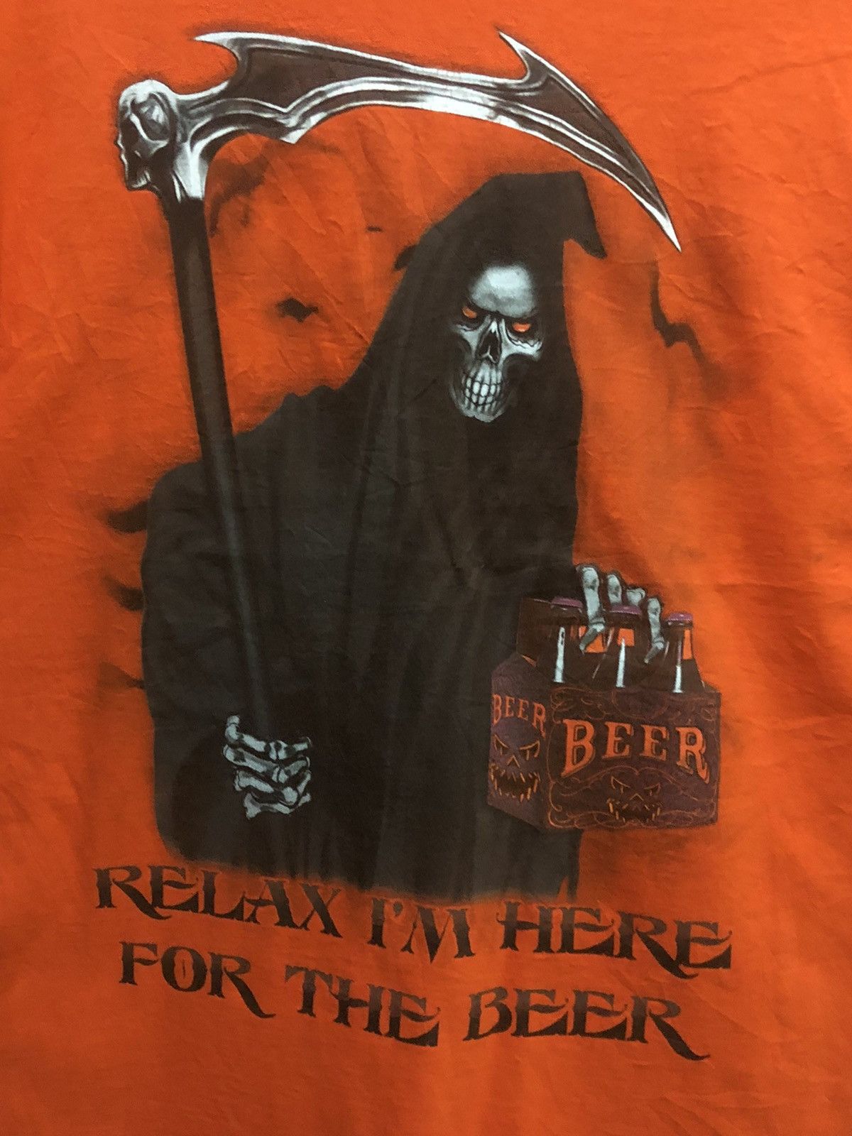 Japanese Brand Very nice tees with Skulls printed BEER Size US M / EU 48-50 / 2 - 4 Thumbnail