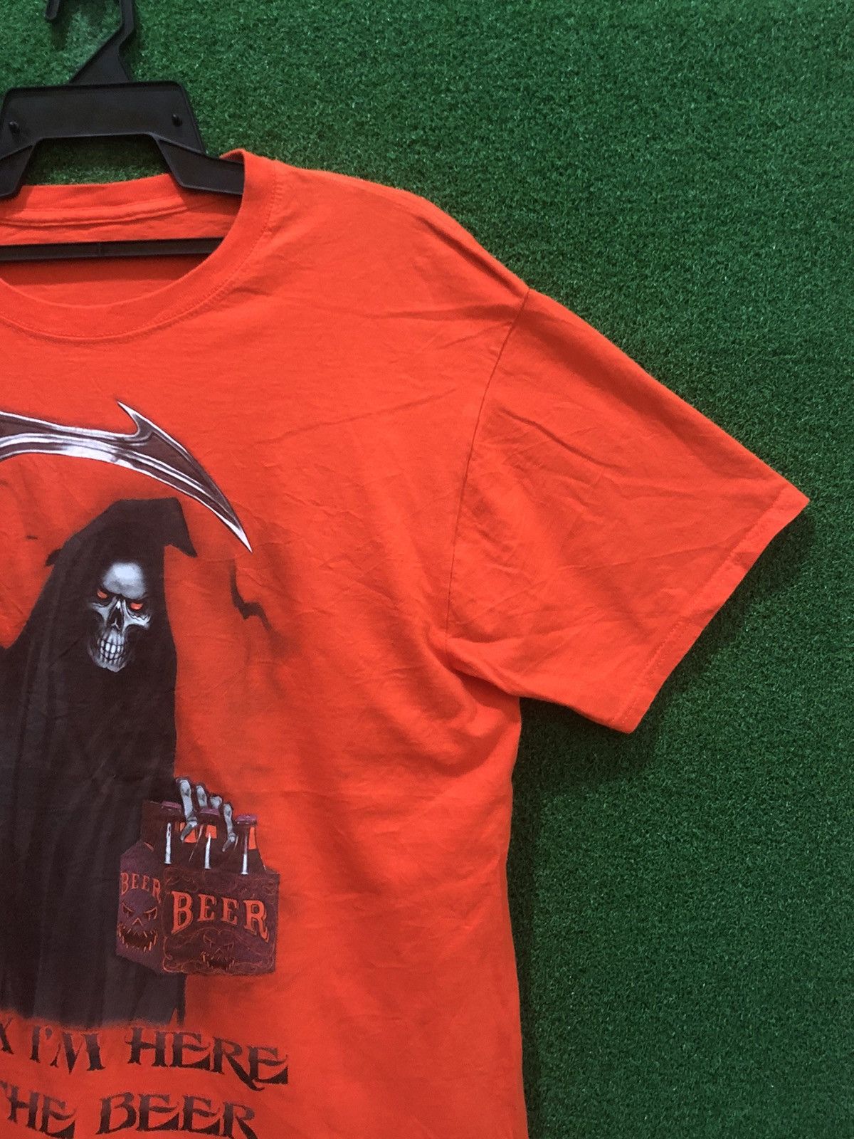 Japanese Brand Very nice tees with Skulls printed BEER Size US M / EU 48-50 / 2 - 2 Thumbnail