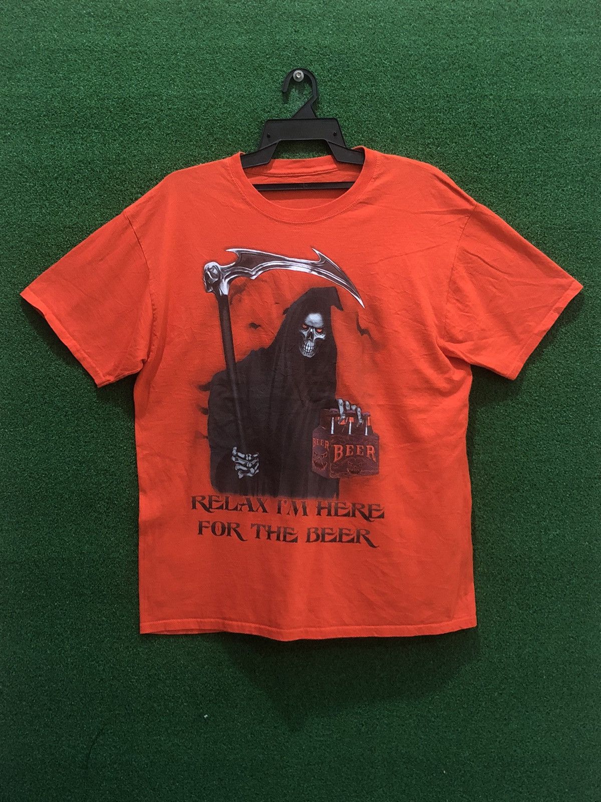 Japanese Brand Very nice tees with Skulls printed BEER Size US M / EU 48-50 / 2 - 1 Thumbnail