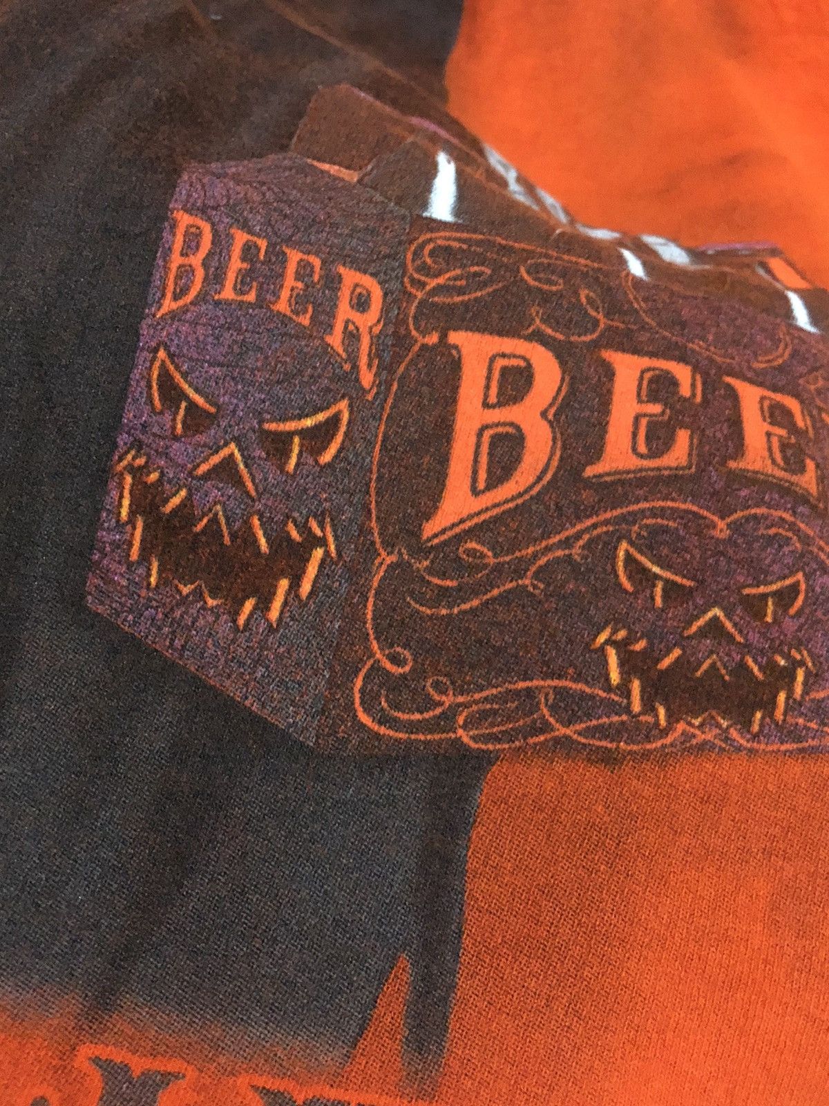 Japanese Brand Very nice tees with Skulls printed BEER Size US M / EU 48-50 / 2 - 6 Thumbnail