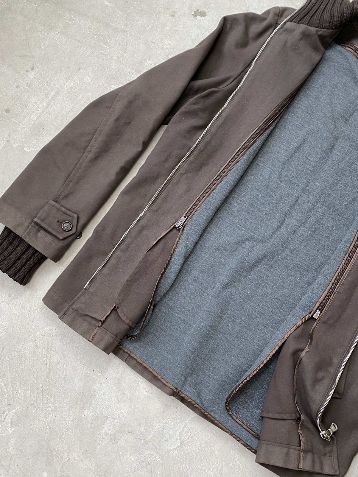 Dolce & Gabbana 00’s Dolce & Gabbana Moleskin Zip Up Jacket Size US L / EU 52-54 / 3 - 10 Thumbnail