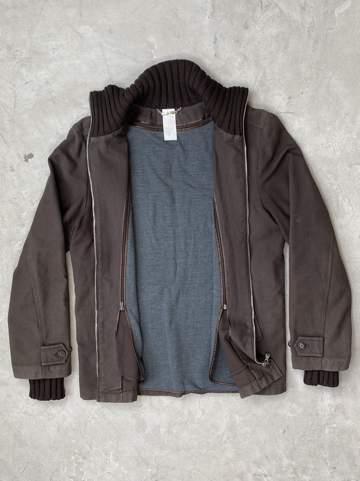 Dolce & Gabbana 00’s Dolce & Gabbana Moleskin Zip Up Jacket Size US L / EU 52-54 / 3 - 9 Thumbnail