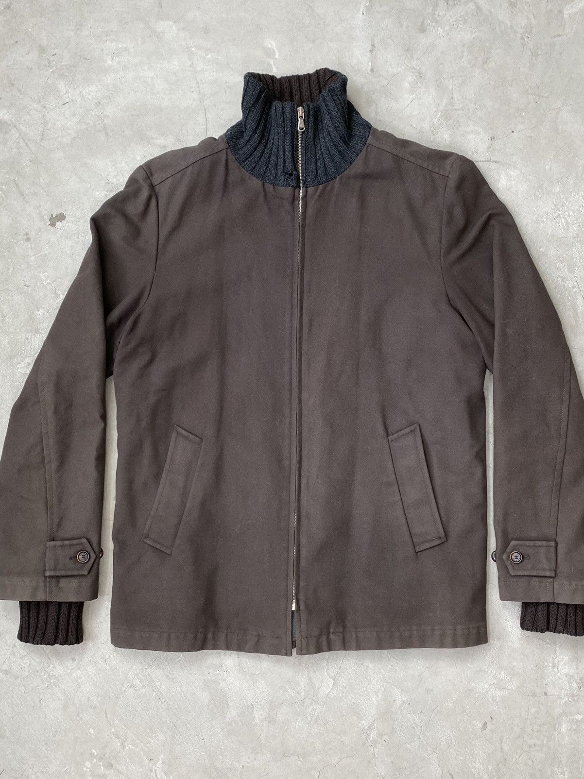 Dolce & Gabbana 00’s Dolce & Gabbana Moleskin Zip Up Jacket Size US L / EU 52-54 / 3 - 4 Thumbnail