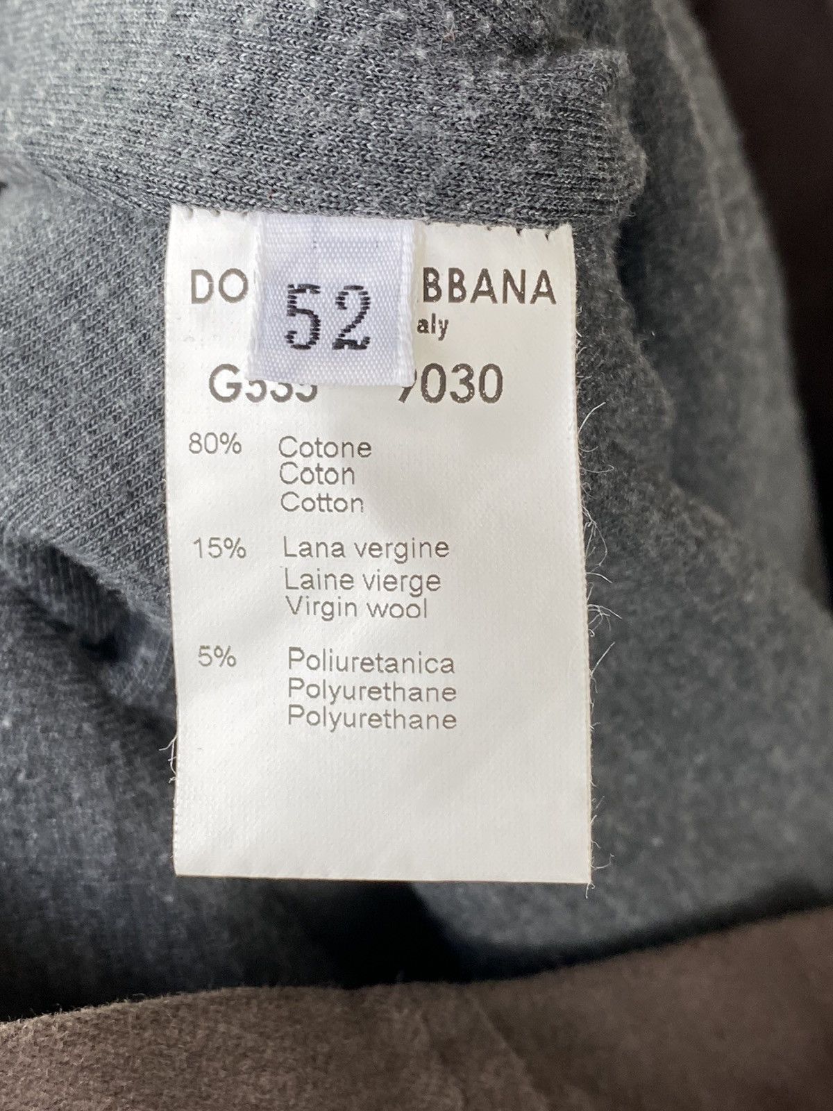 Dolce & Gabbana 00’s Dolce & Gabbana Moleskin Zip Up Jacket Size US L / EU 52-54 / 3 - 14 Thumbnail