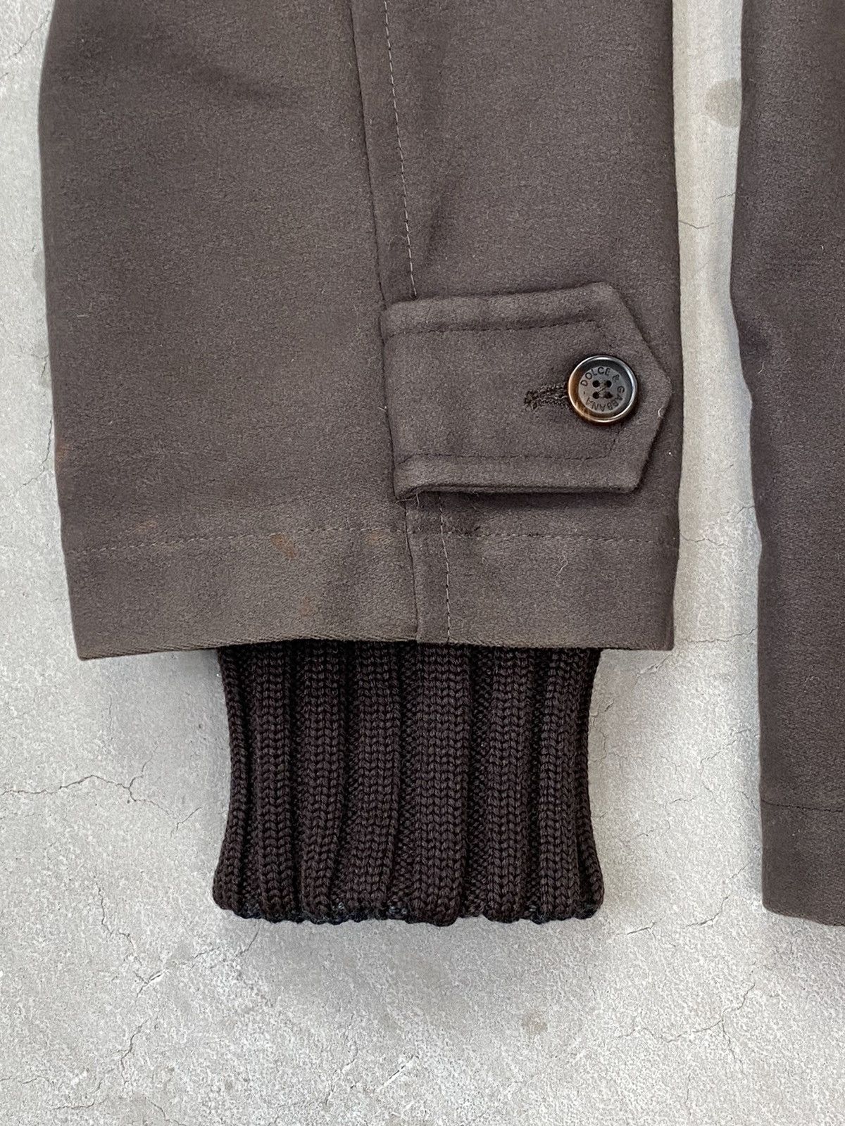 Dolce & Gabbana 00’s Dolce & Gabbana Moleskin Zip Up Jacket Size US L / EU 52-54 / 3 - 5 Thumbnail