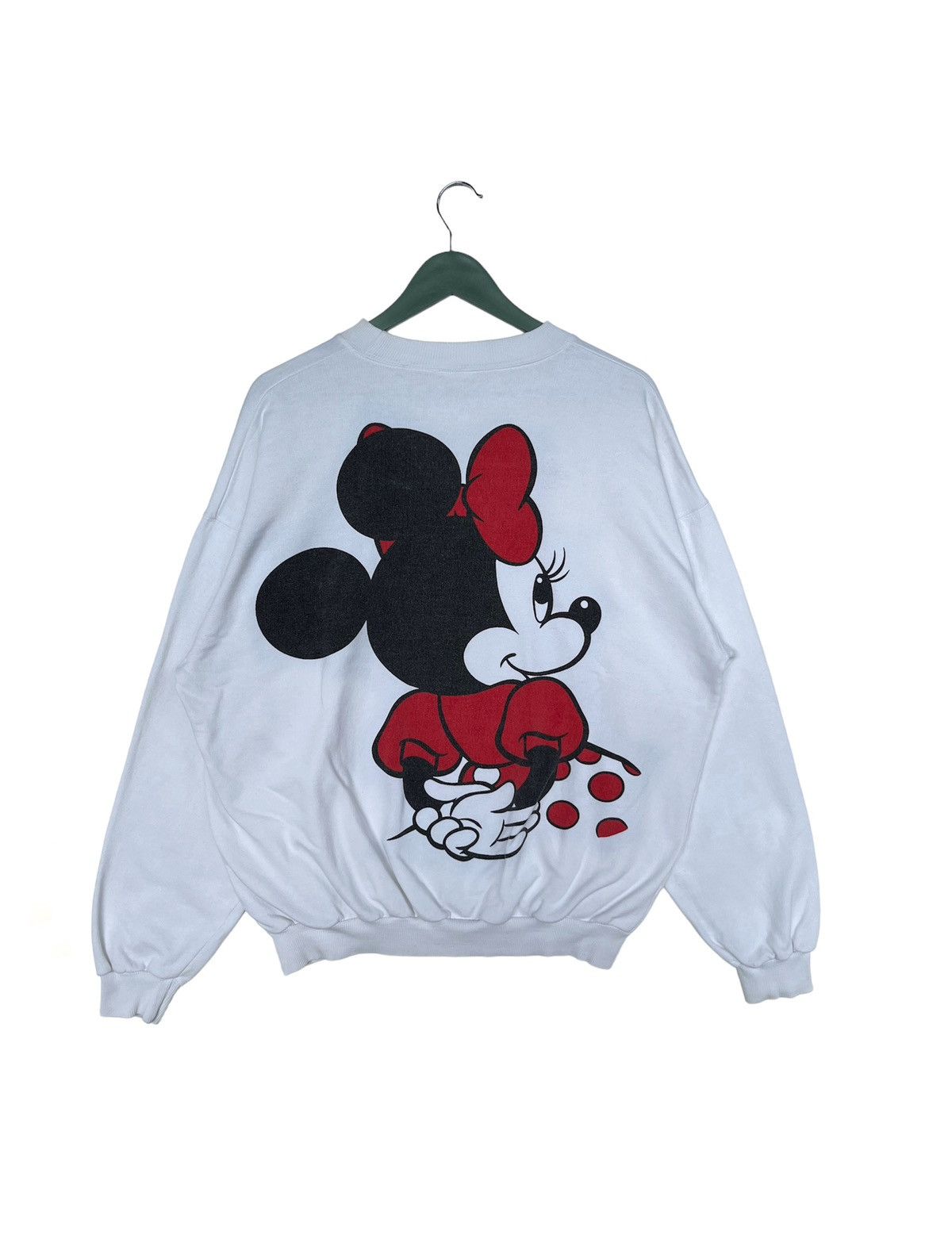 Disney Vintage 90s Minnie Mouse Mirror Print Sweatshirt Size XL / US 12-14 / IT 48-50 - 2 Thumbnail