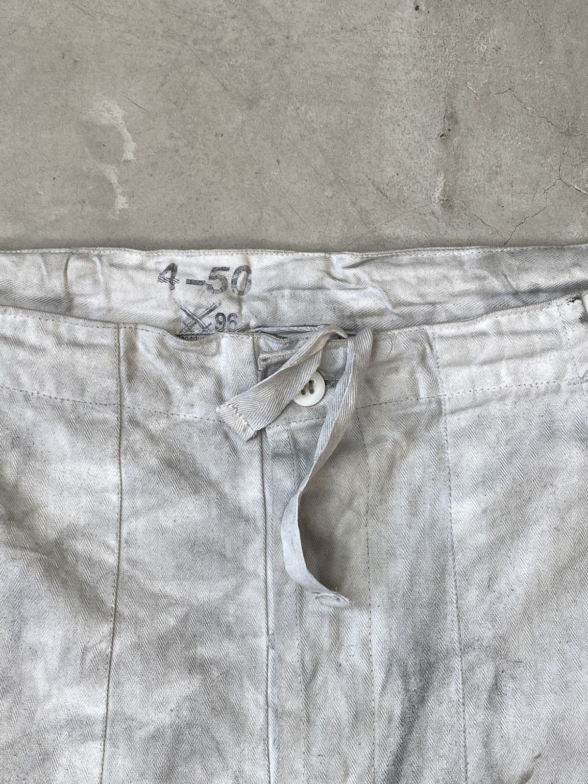 Vintage Vintage 60’s Polish Army Overdyed Work Pants Size US 34 / EU 50 - 6 Thumbnail
