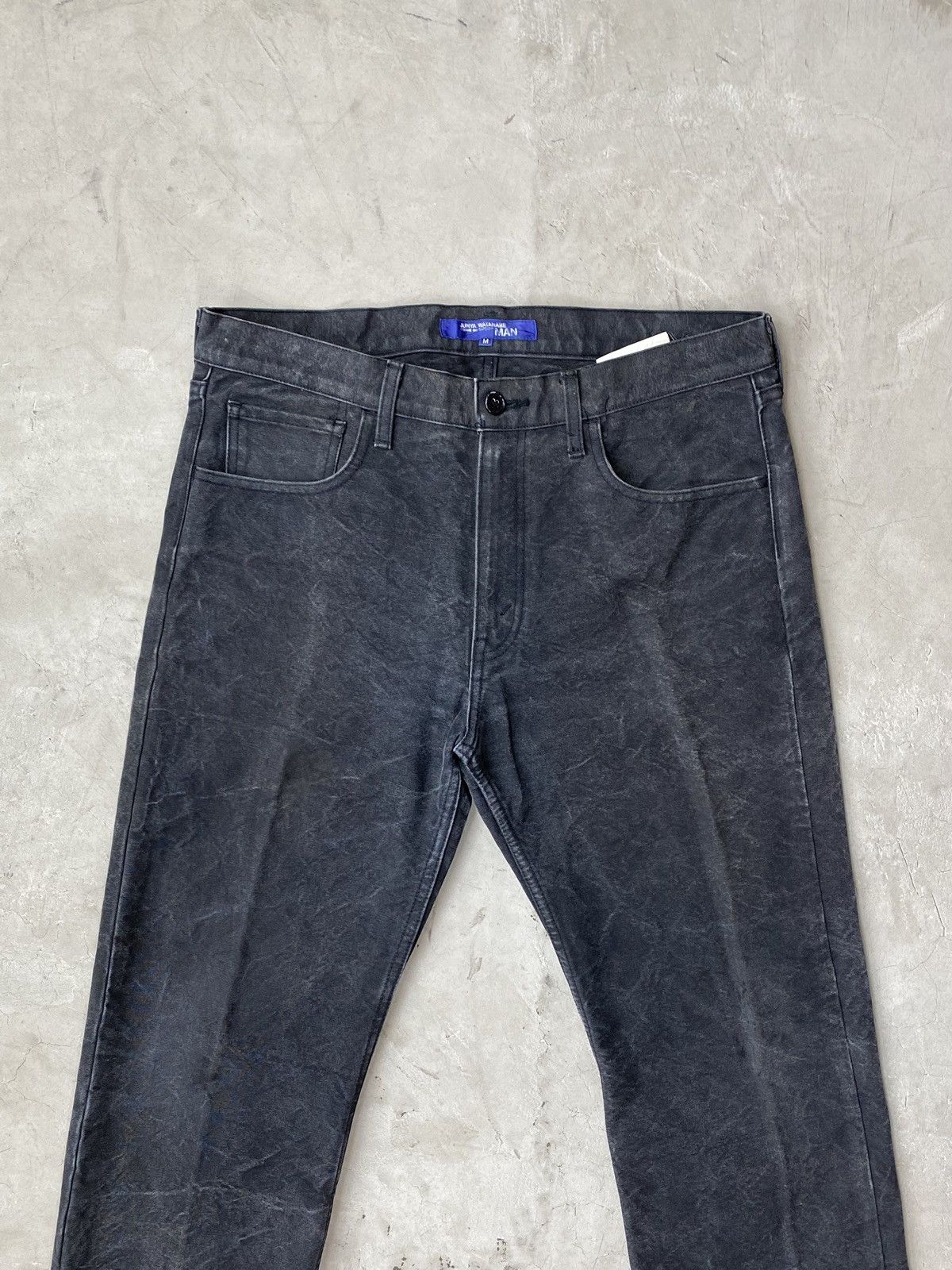 Junya Watanabe 2002 Junya Watanabe Heavy Washed Cotton Canvas Pants Size US 33 - 3 Thumbnail