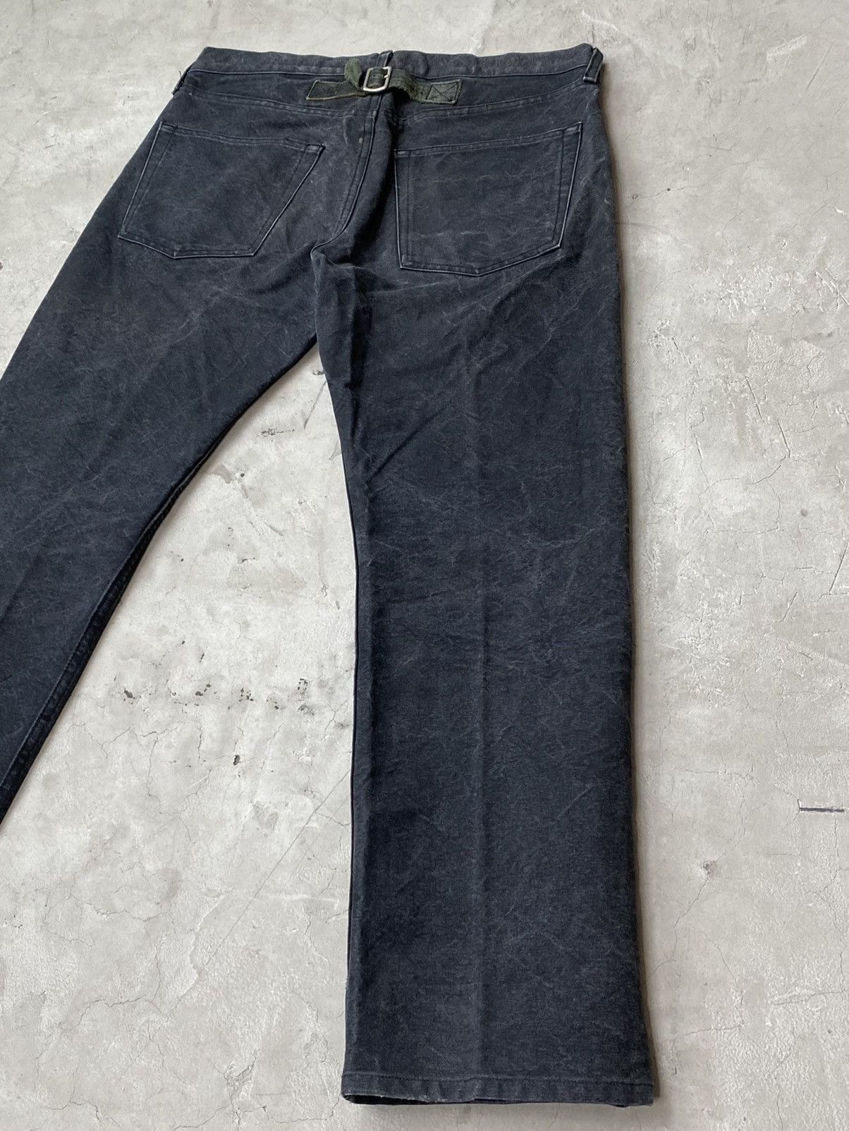 Junya Watanabe 2002 Junya Watanabe Heavy Washed Cotton Canvas Pants Size US 33 - 7 Thumbnail