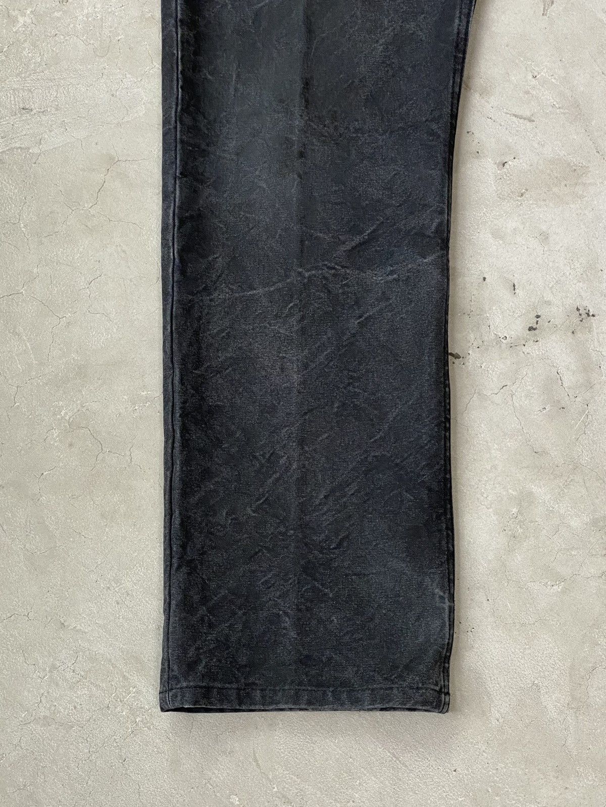 Junya Watanabe 2002 Junya Watanabe Heavy Washed Cotton Canvas Pants Size US 33 - 4 Thumbnail