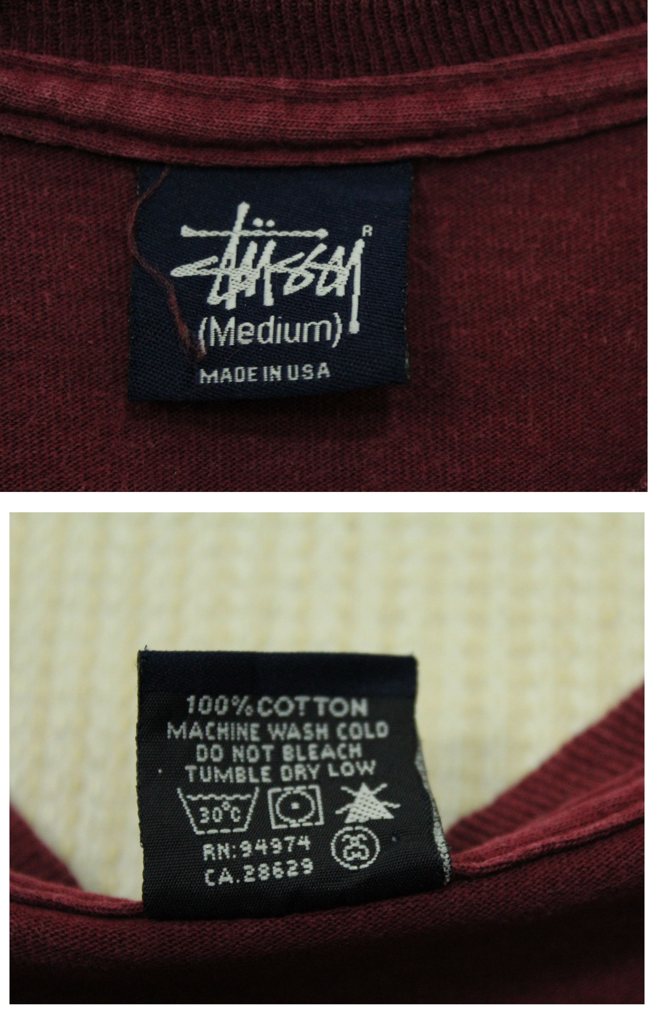 Stussy Vintage 90s STUSSY T Shirt Cross Bones Single Stitch Size US M / EU 48-50 / 2 - 6 Thumbnail