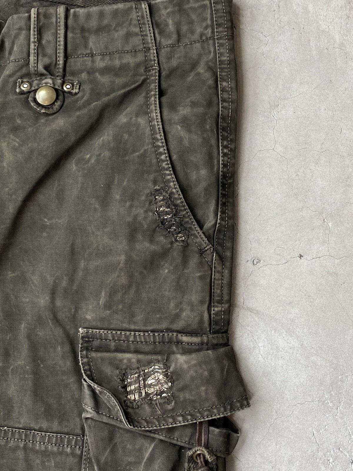 Kiminori Morishita Kiminori Morishita Waxed Cotton Garment Dyed Cargos Size US 32 / EU 48 - 5 Thumbnail