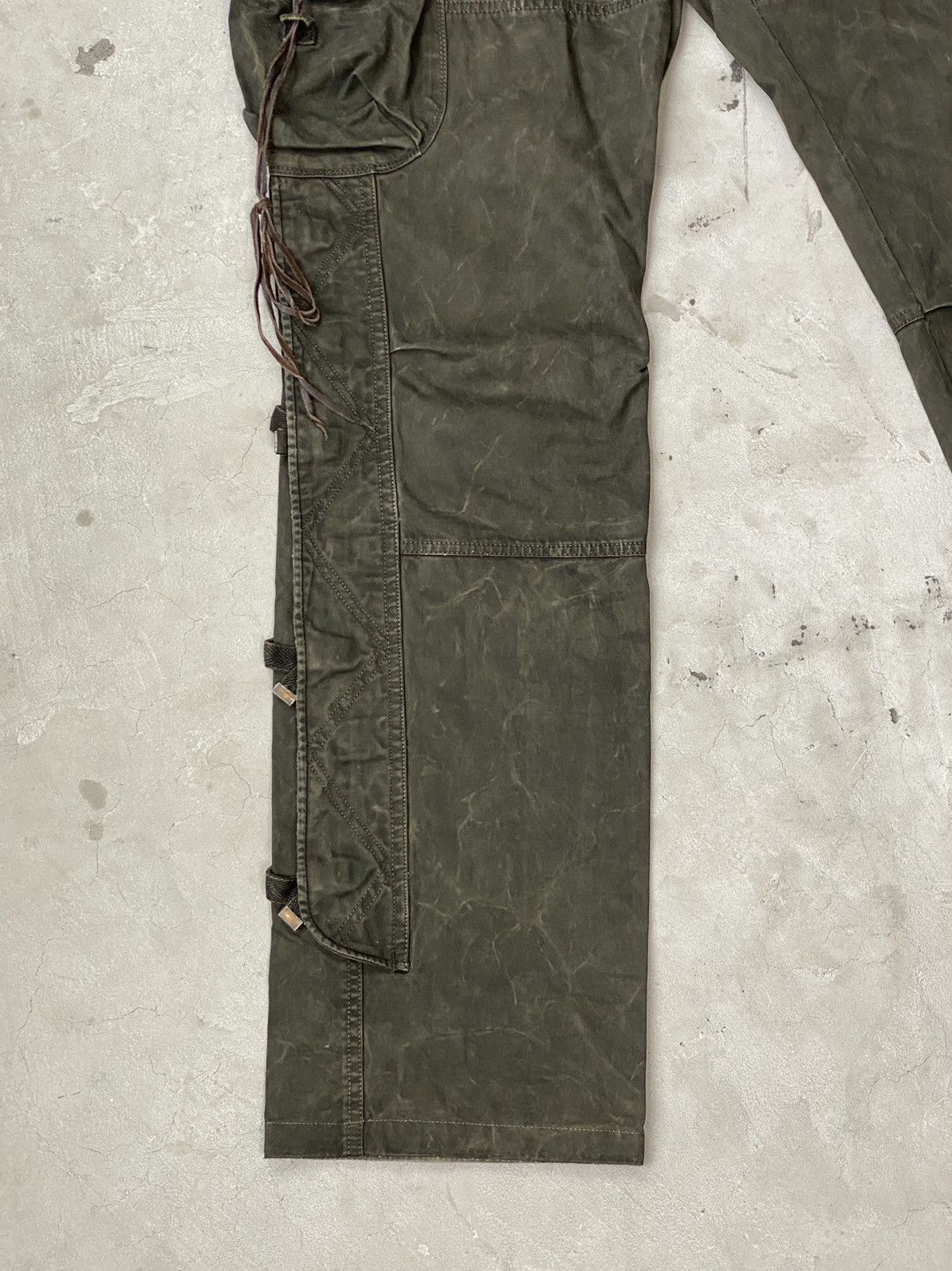 Kiminori Morishita Kiminori Morishita Waxed Cotton Garment Dyed Cargos Size US 32 / EU 48 - 6 Thumbnail
