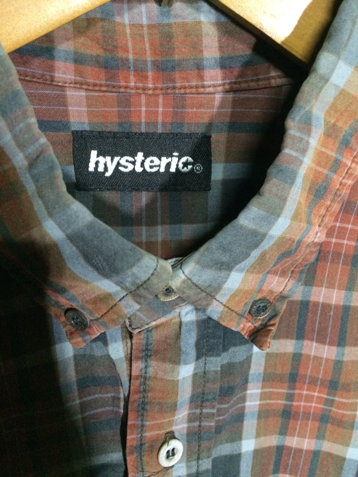 Hysteric Glamour × Japanese Brand Hysteric Glamour Checkered Tartan Plaid Shirt Size US L / EU 52-54 / 3 - 5 Thumbnail
