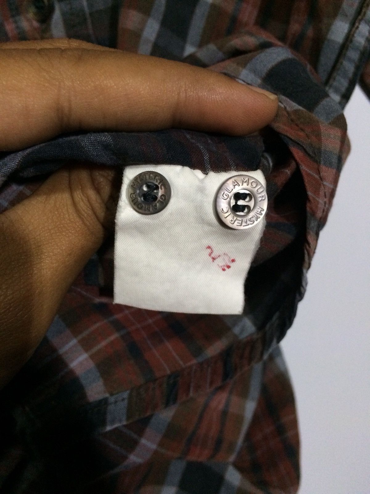 Hysteric Glamour × Japanese Brand Hysteric Glamour Checkered Tartan Plaid Shirt Size US L / EU 52-54 / 3 - 6 Thumbnail