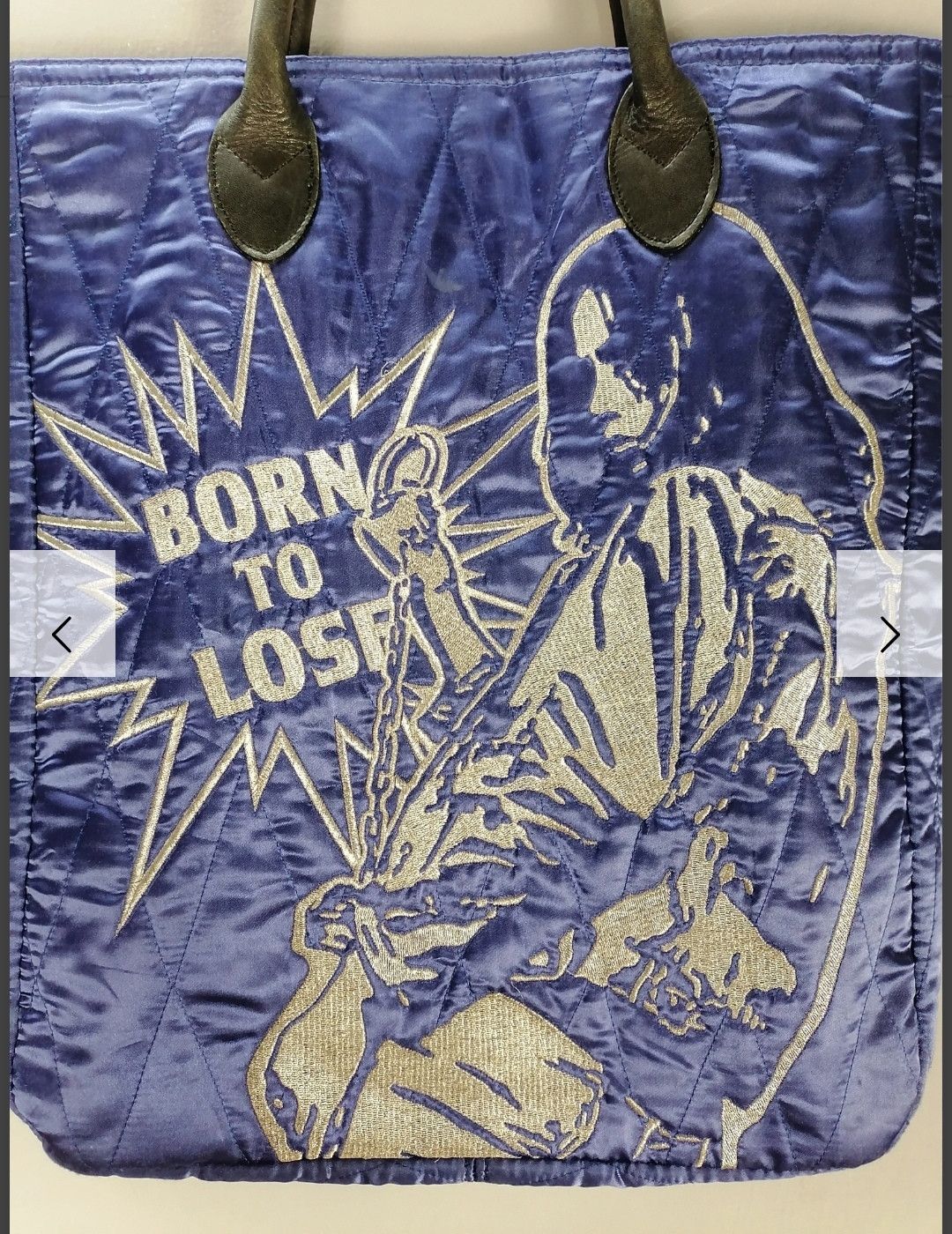 Hysteric Glamour GRAIL🔥Vintage Hysteric Glamour 'Born To Lose' Tote Bag Size ONE SIZE - 3 Thumbnail