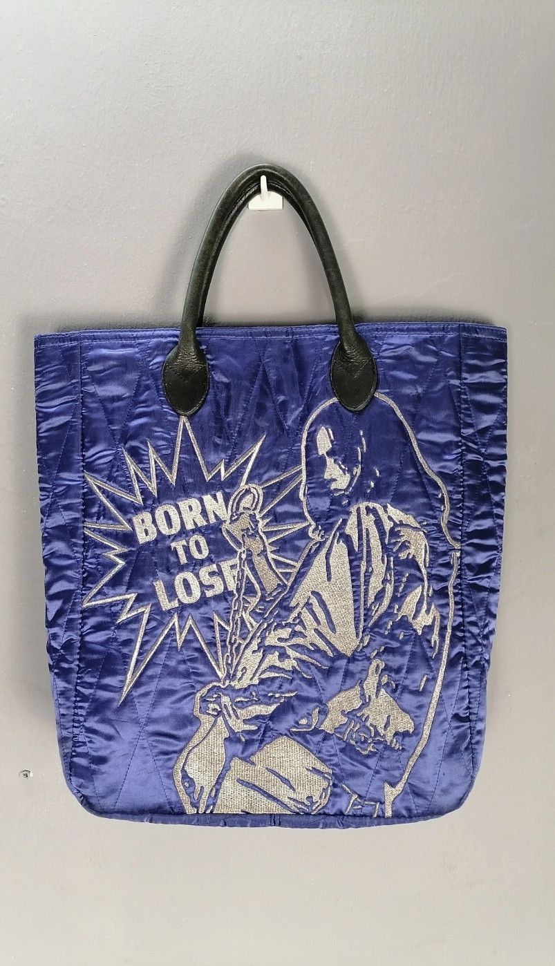 Hysteric Glamour GRAIL🔥Vintage Hysteric Glamour 'Born To Lose' Tote Bag Size ONE SIZE - 2 Thumbnail