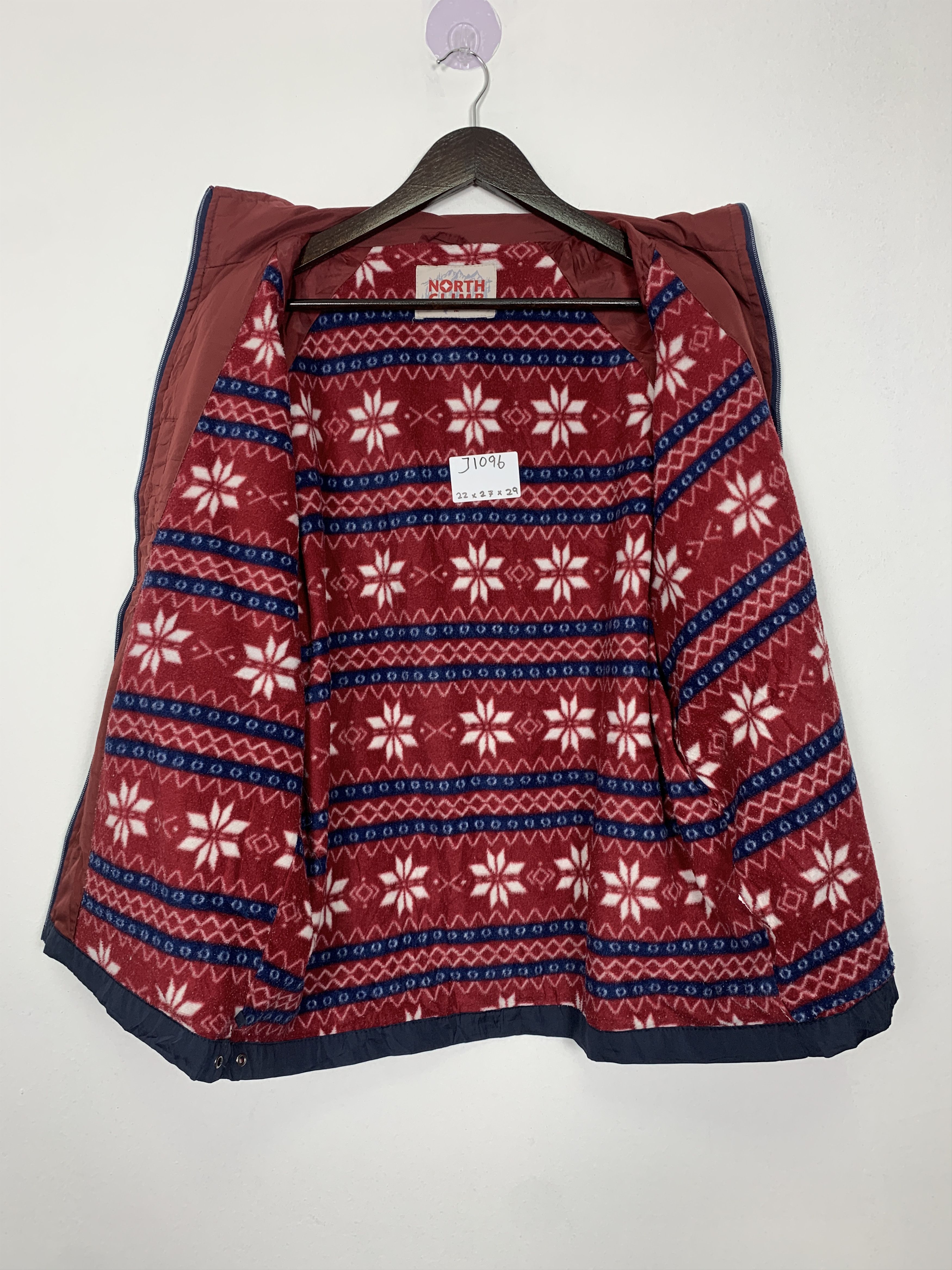 Japanese Brand Vintage NORTH CLIMB Native Pattern Lining Zip Up Jacket Size US S / EU 44-46 / 1 - 7 Thumbnail