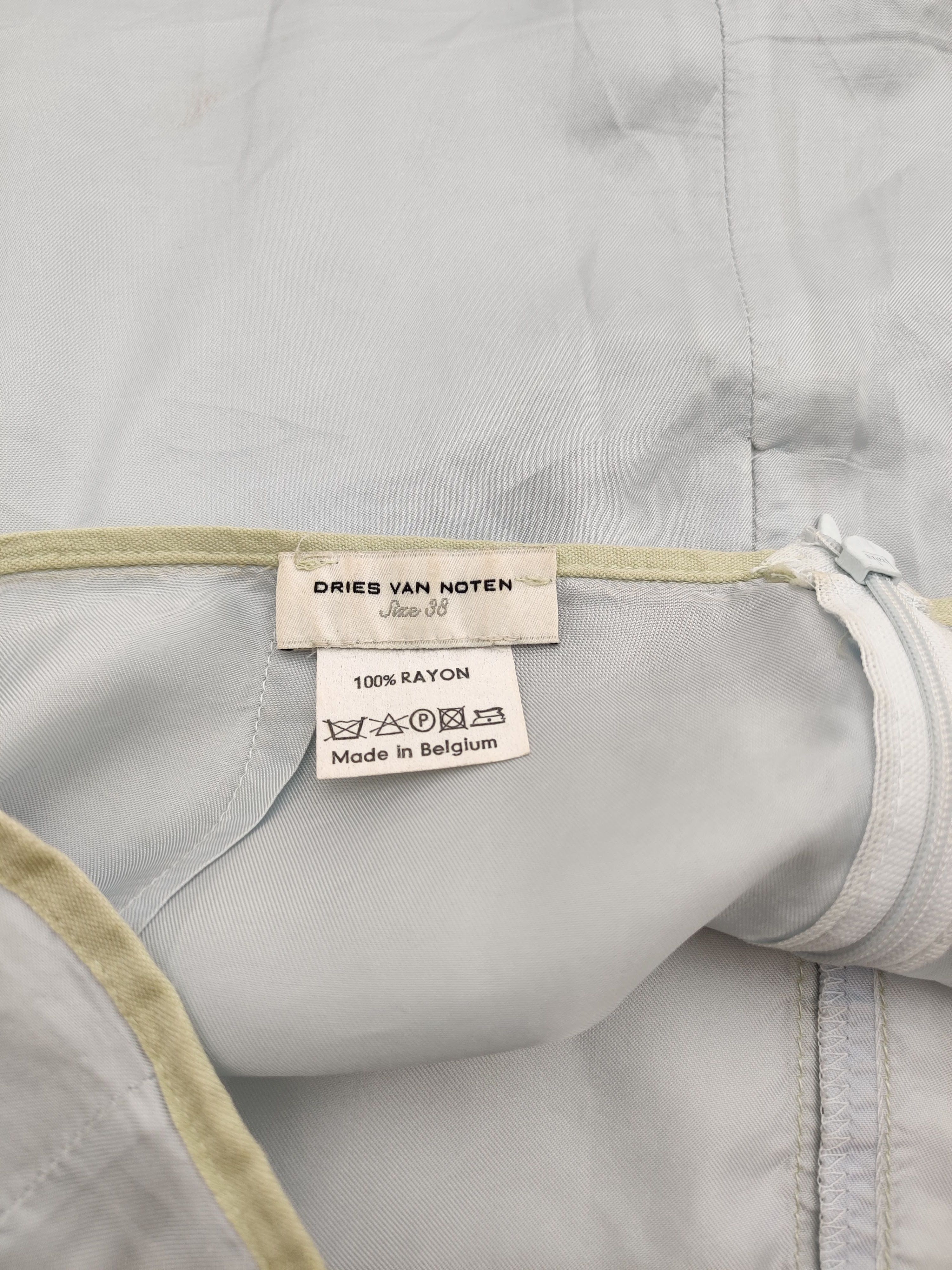 Dries Van Noten ⚡️QUICK SALE⚡️Dries Van Noten Light Blue Skirt Size 28" / US 6 / IT 42 - 3 Thumbnail