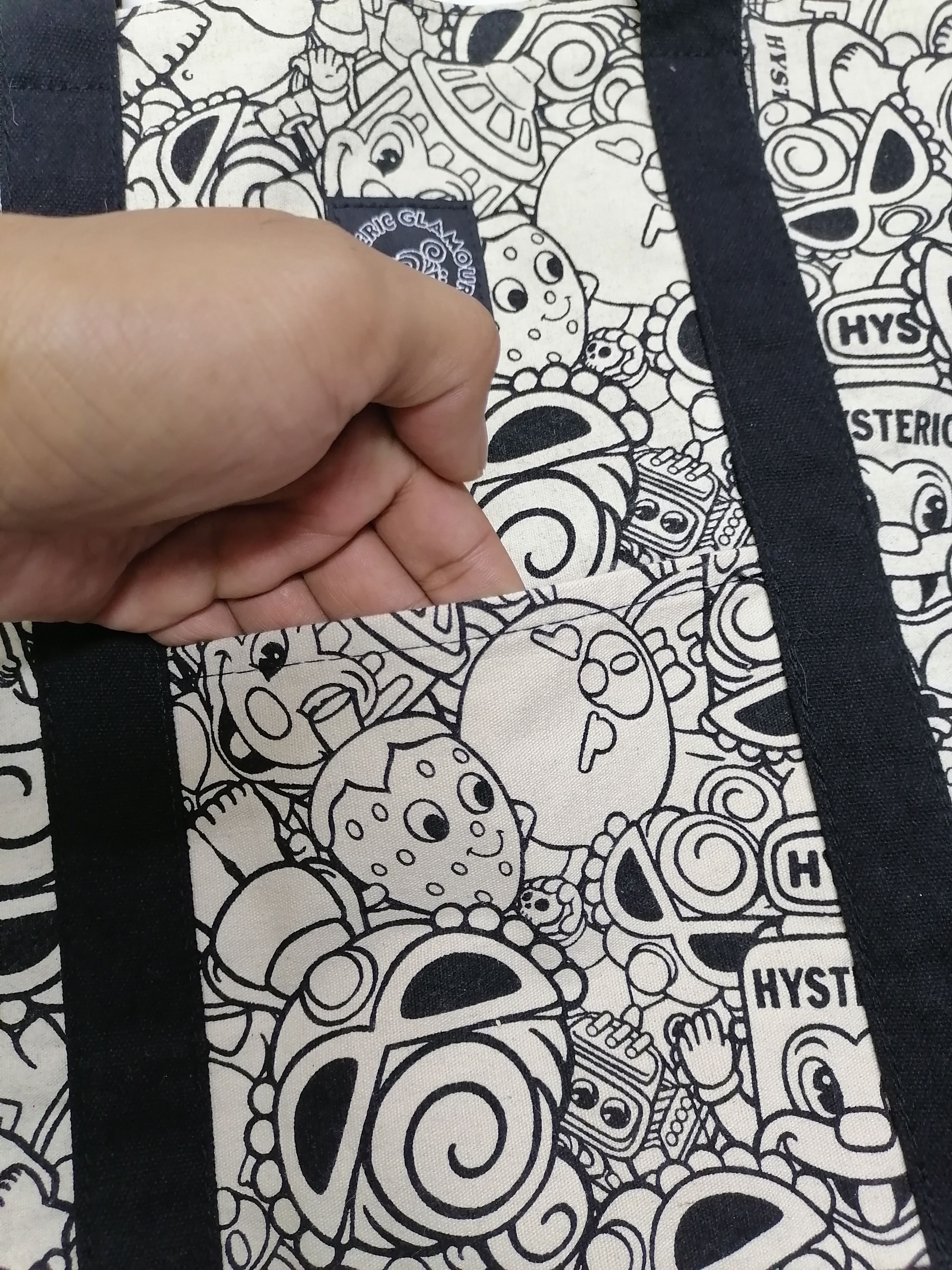 Hysteric Glamour × Japanese Brand Hysteric Glamour Reversible Crossbody / Tote Bag Size ONE SIZE - 5 Thumbnail