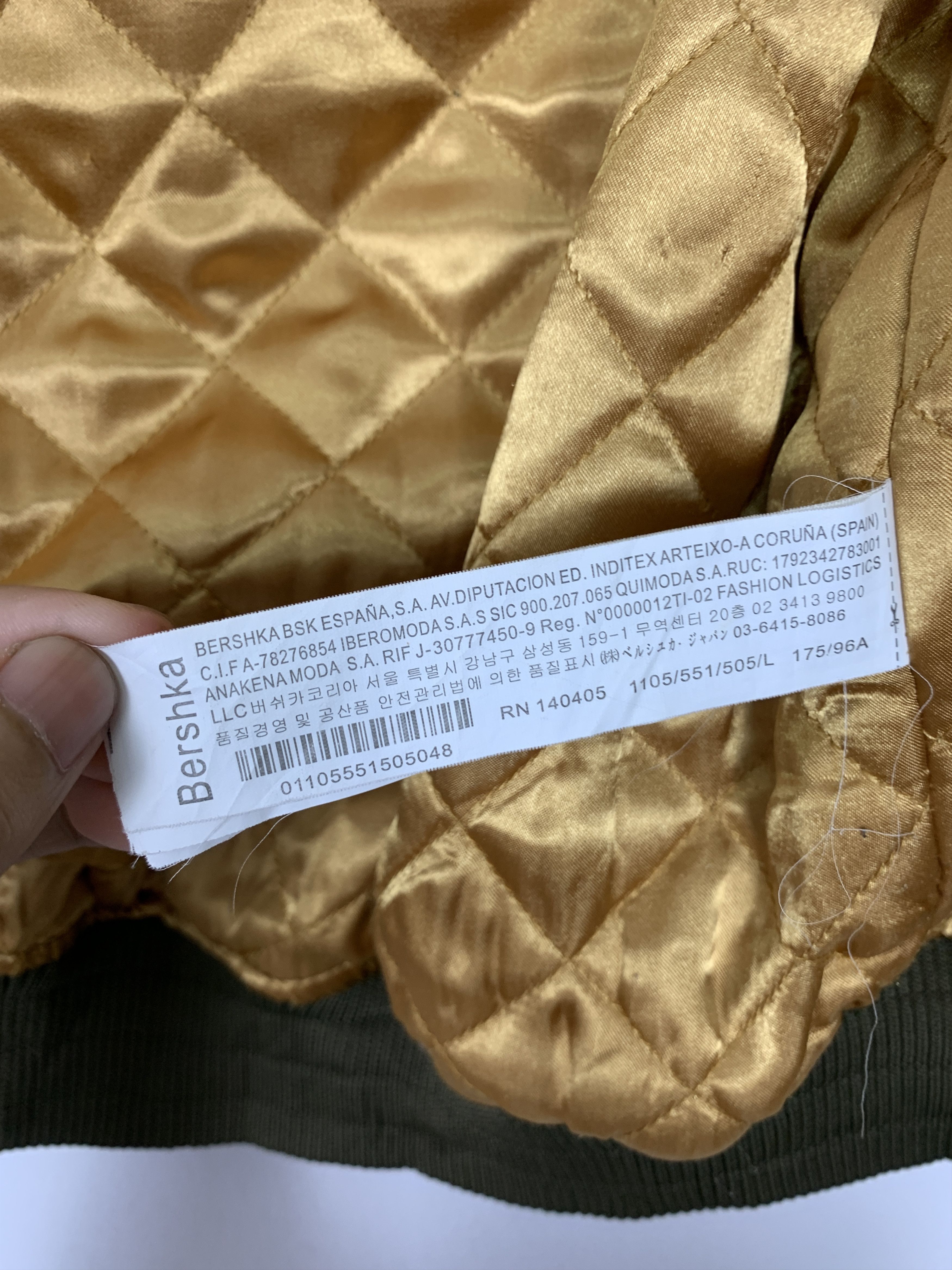 Bershka Vintage BERSHKA Quilted Lining Bombers Jacket J1079 Size US S / EU 44-46 / 1 - 9 Thumbnail