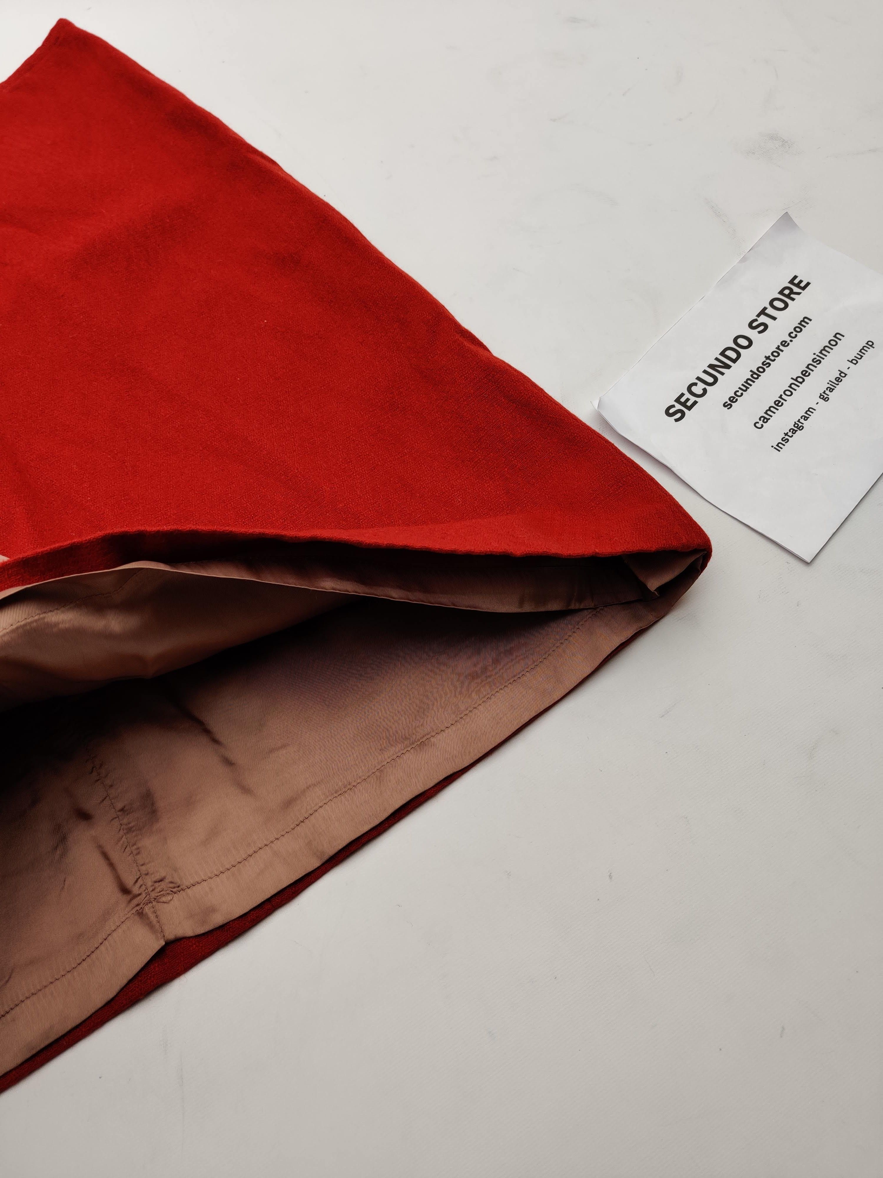 Dries Van Noten ⚡️QUICK SALE⚡️Dries Van Noten Red Mid Skirt Size 32" / US 10 / IT 46 - 4 Thumbnail