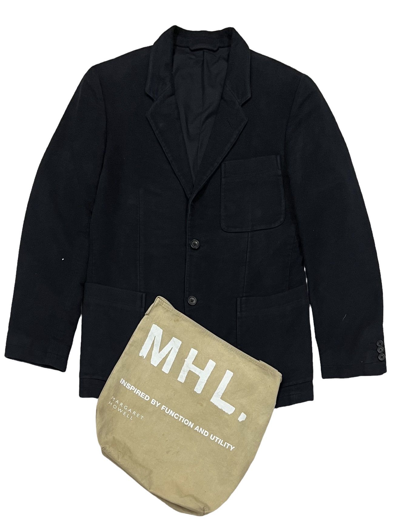 Designer × Margaret Howell 🔥VINTAGE MARGARET HOWELL JACKET COAT + TOTE BAG MHL Size US S / EU 44-46 / 1 - 1 Thumbnail