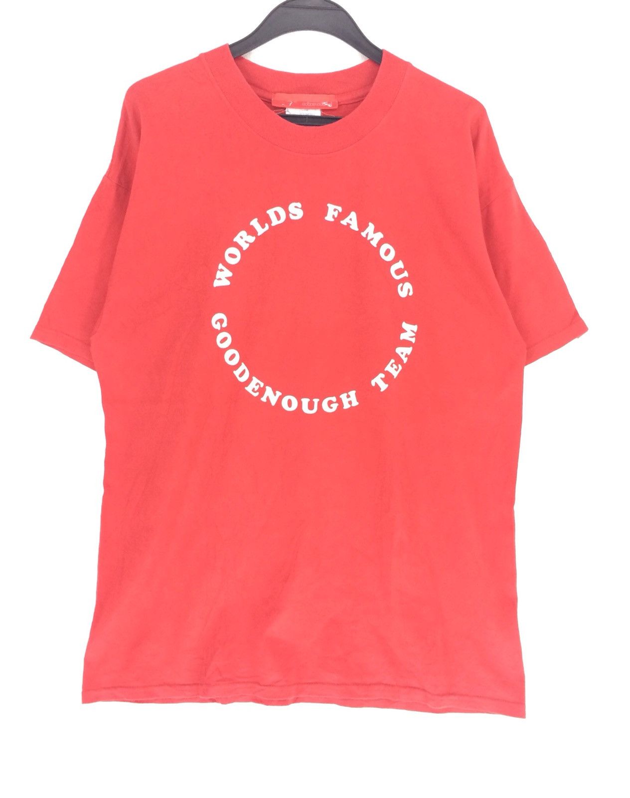 GOODENOUGH × Vintage Goodenough UK Worlds Famous Team Red T-Shirt Size US L / EU 52-54 / 3 - 1 Thumbnail