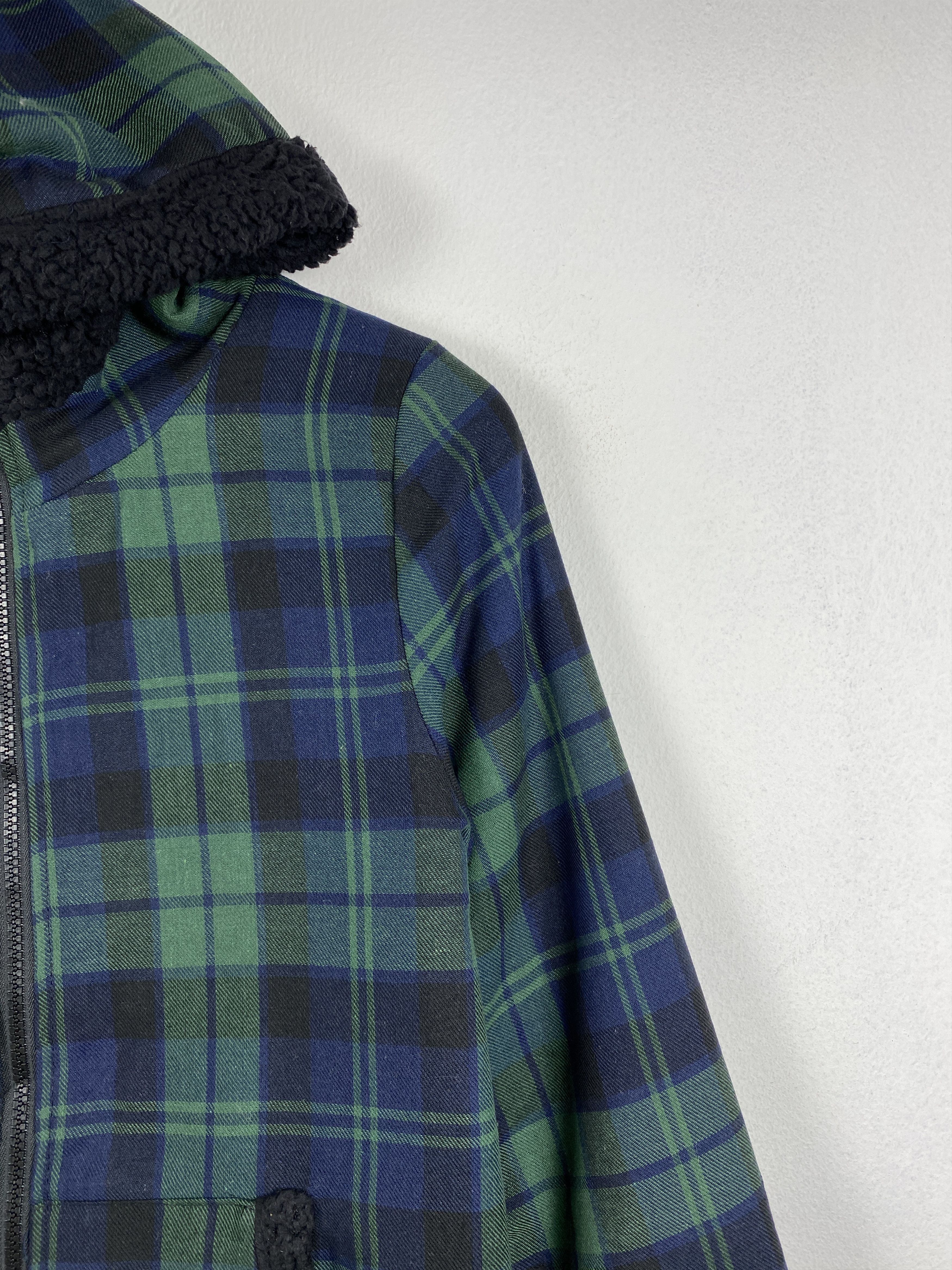 Japanese Brand Vintage Japanese Brand Flannel Sherpa Lining Jacket J1195 Size US S / EU 44-46 / 1 - 3 Thumbnail