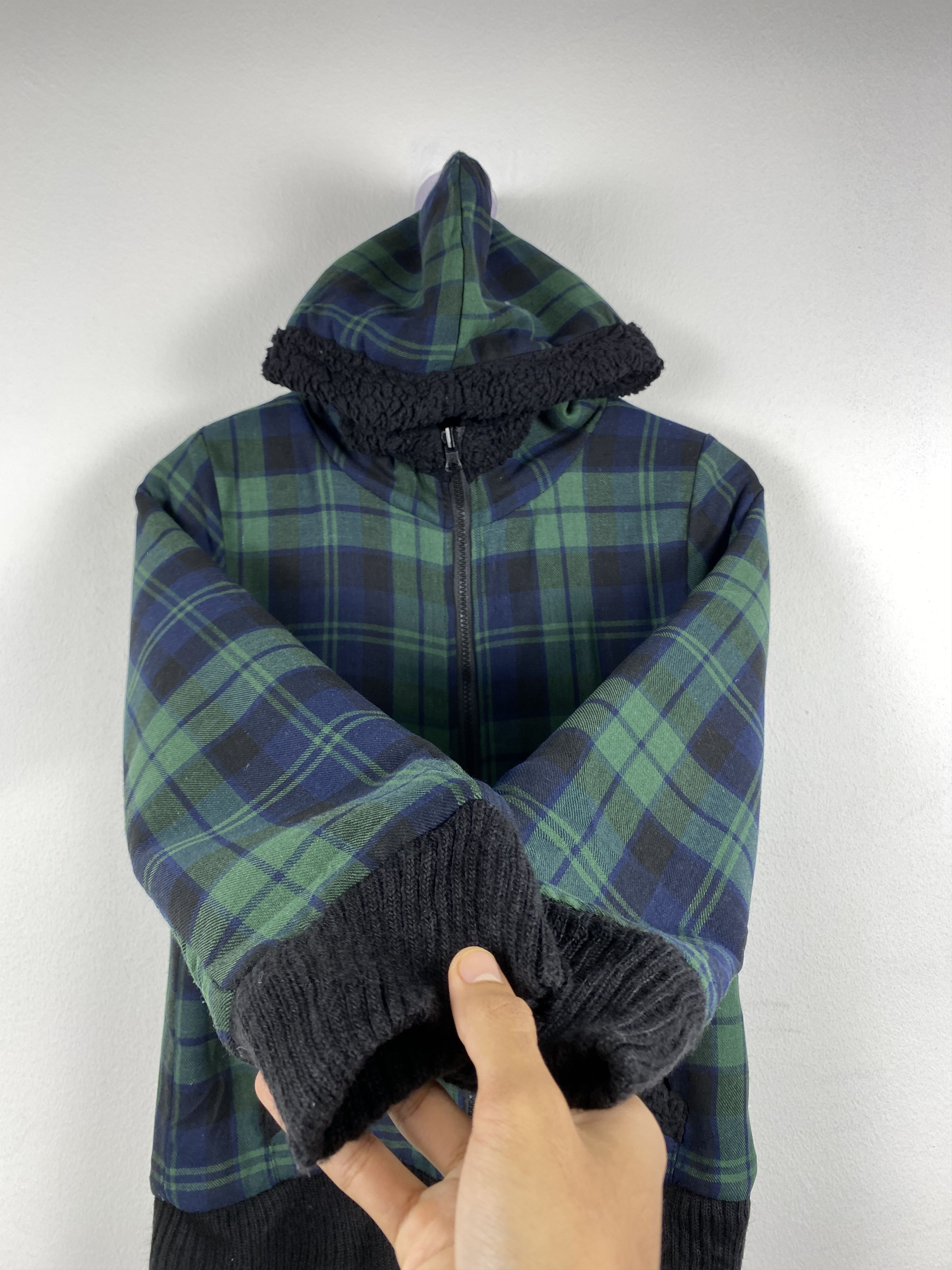 Japanese Brand Vintage Japanese Brand Flannel Sherpa Lining Jacket J1195 Size US S / EU 44-46 / 1 - 7 Thumbnail