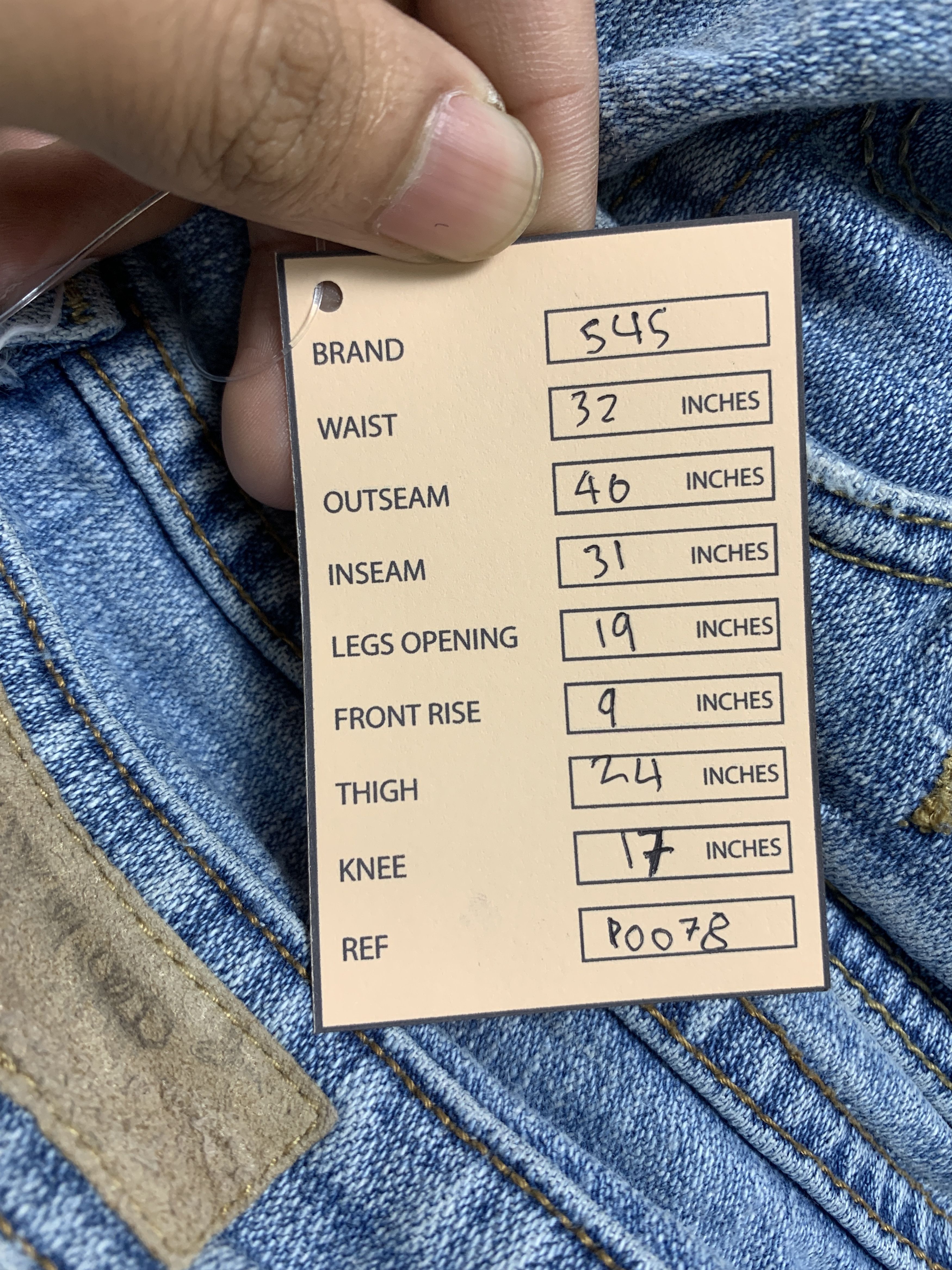 Levi's Vintage Levi's 545 Low Boot Cut Vintage Blue Size 32" / US 10 / IT 46 - 13 Thumbnail