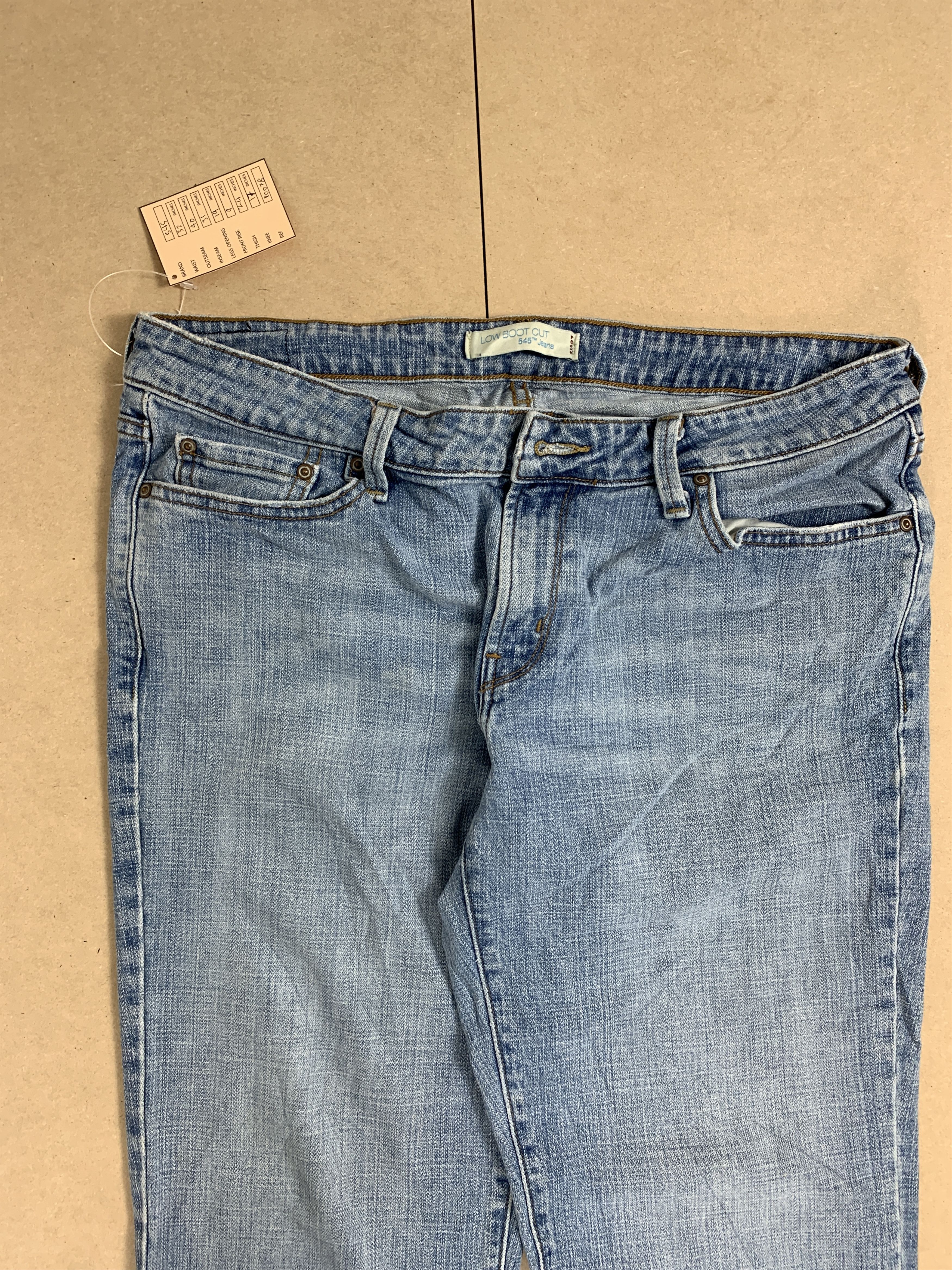 Levi's Vintage Levi's 545 Low Boot Cut Vintage Blue Size 32" / US 10 / IT 46 - 2 Thumbnail