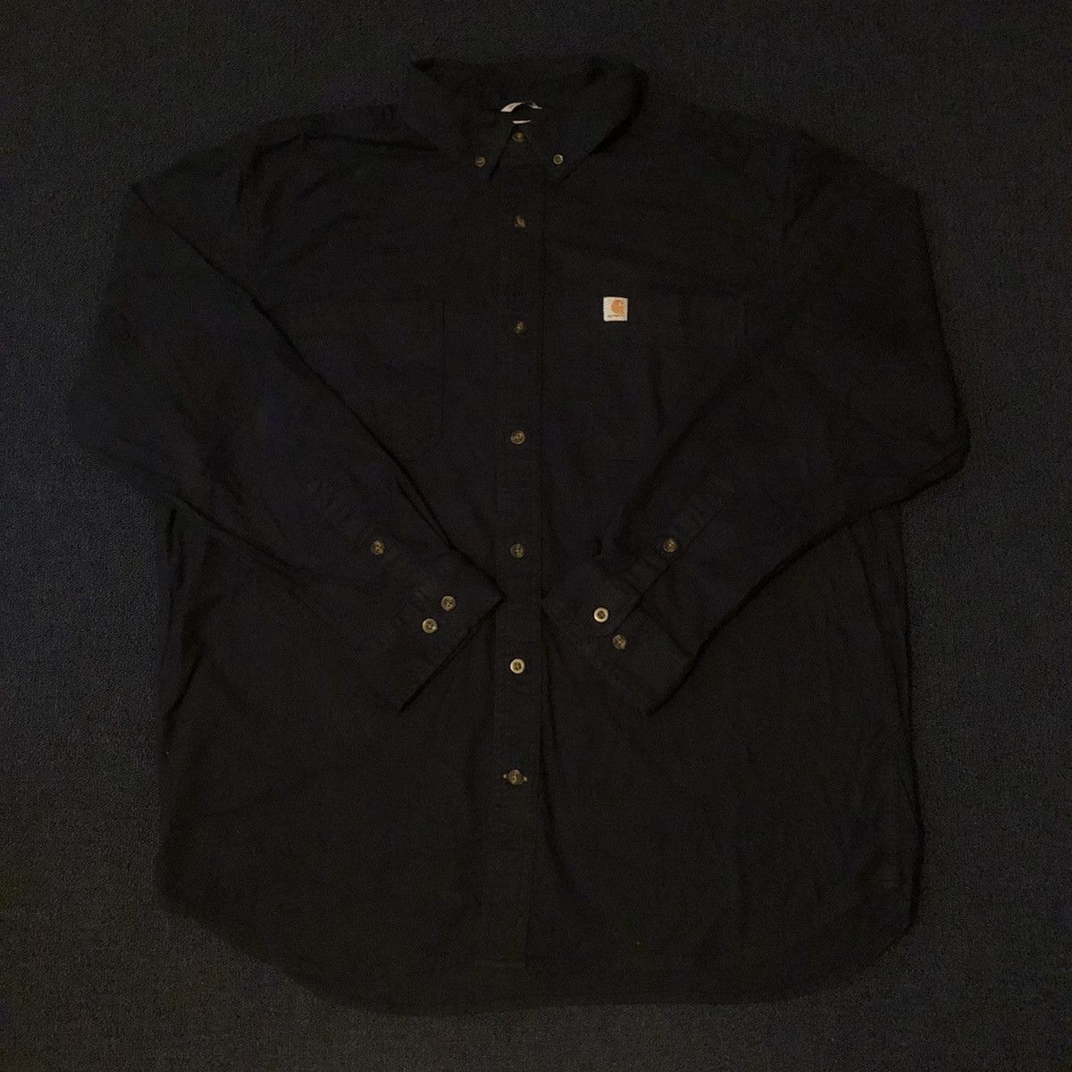 Carhartt Vintage Carhartt Rugged Hamilton Long Sleeve Button Up Shirt Size US XL / EU 56 / 4 - 1 Thumbnail