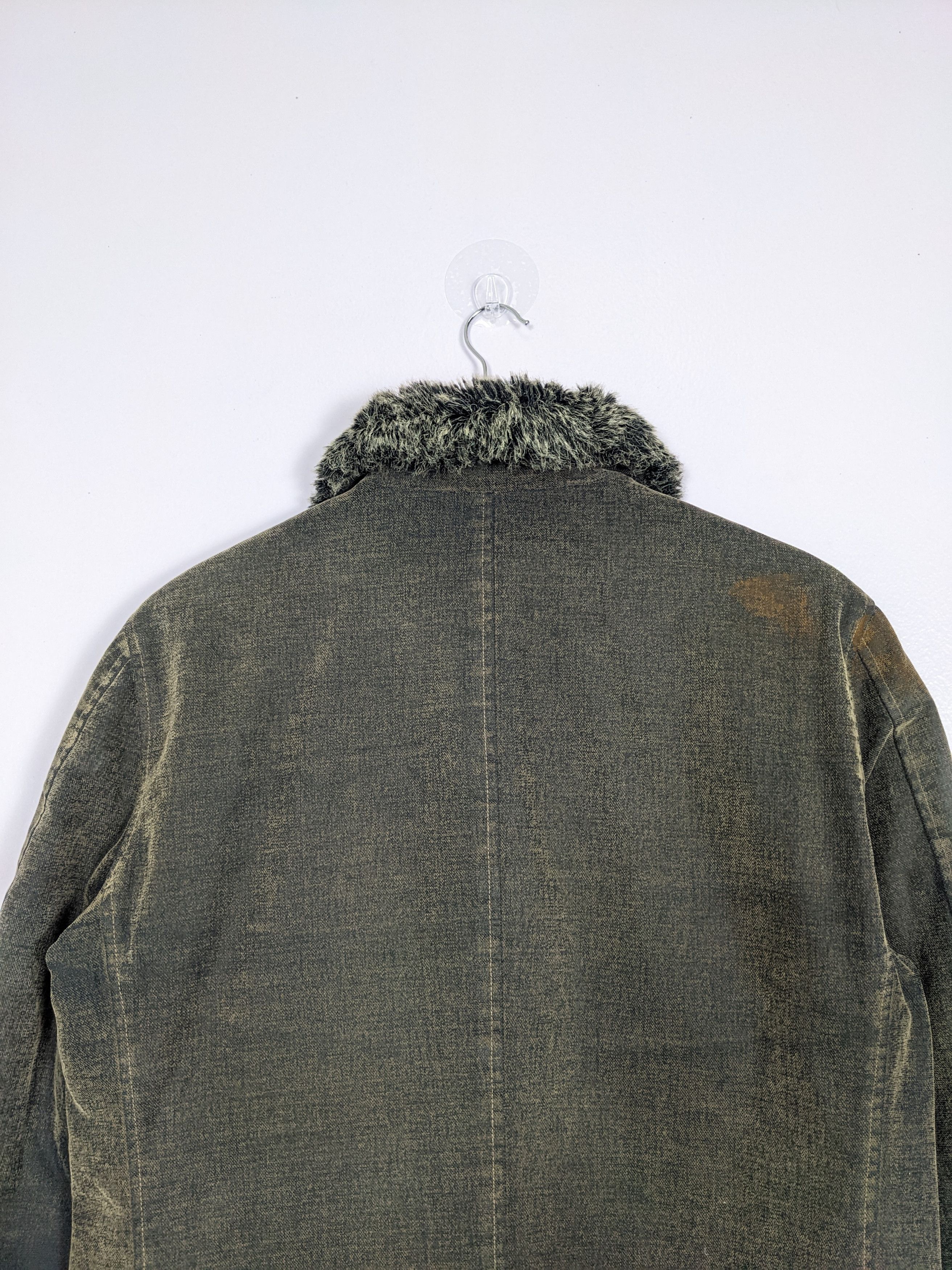 Vintage Vintage SKY CONQUEROR Denim Jackets Fur Collar J0235 Size US M / EU 48-50 / 2 - 8 Thumbnail
