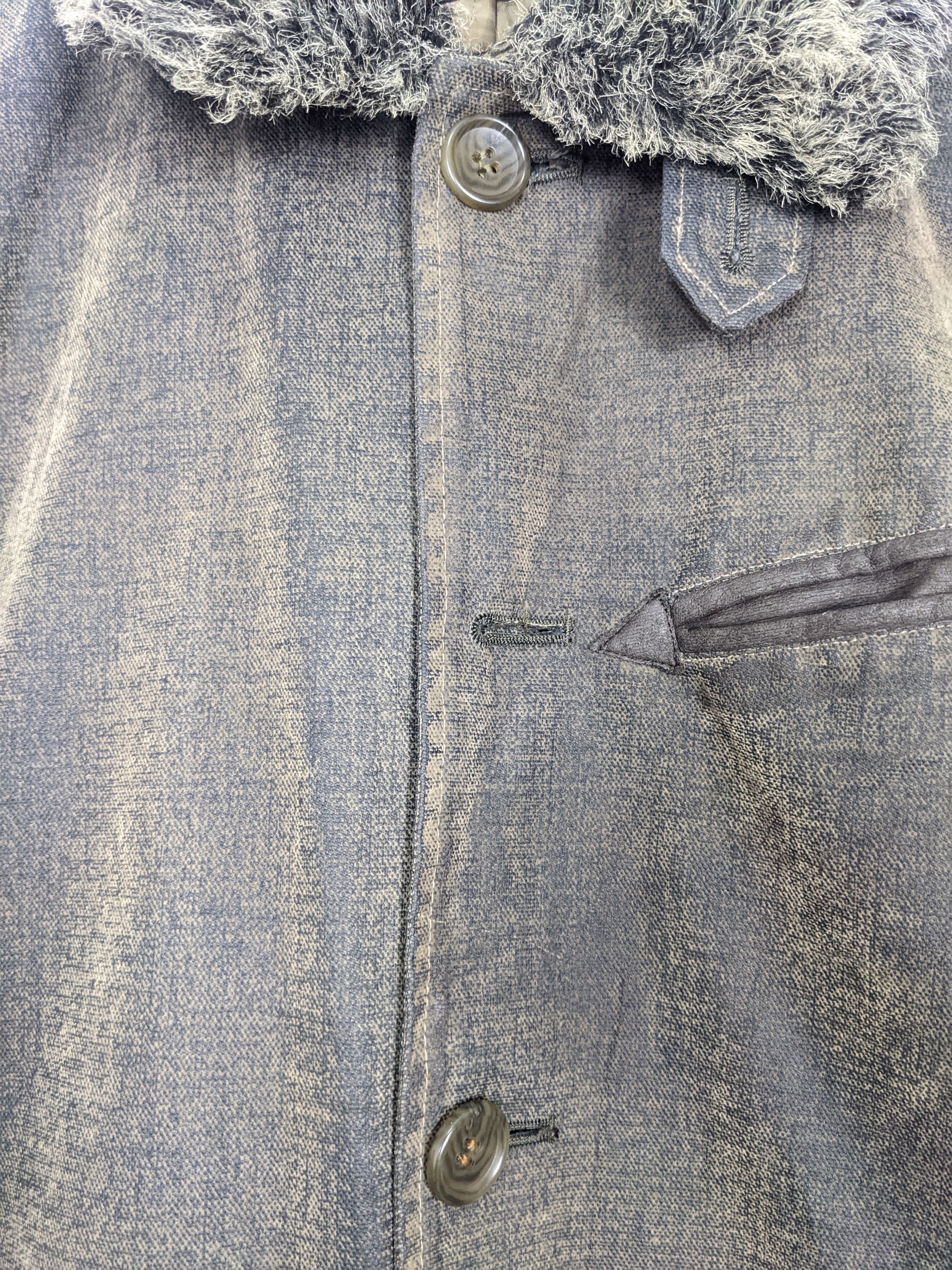 Vintage Vintage SKY CONQUEROR Denim Jackets Fur Collar J0235 Size US M / EU 48-50 / 2 - 6 Thumbnail
