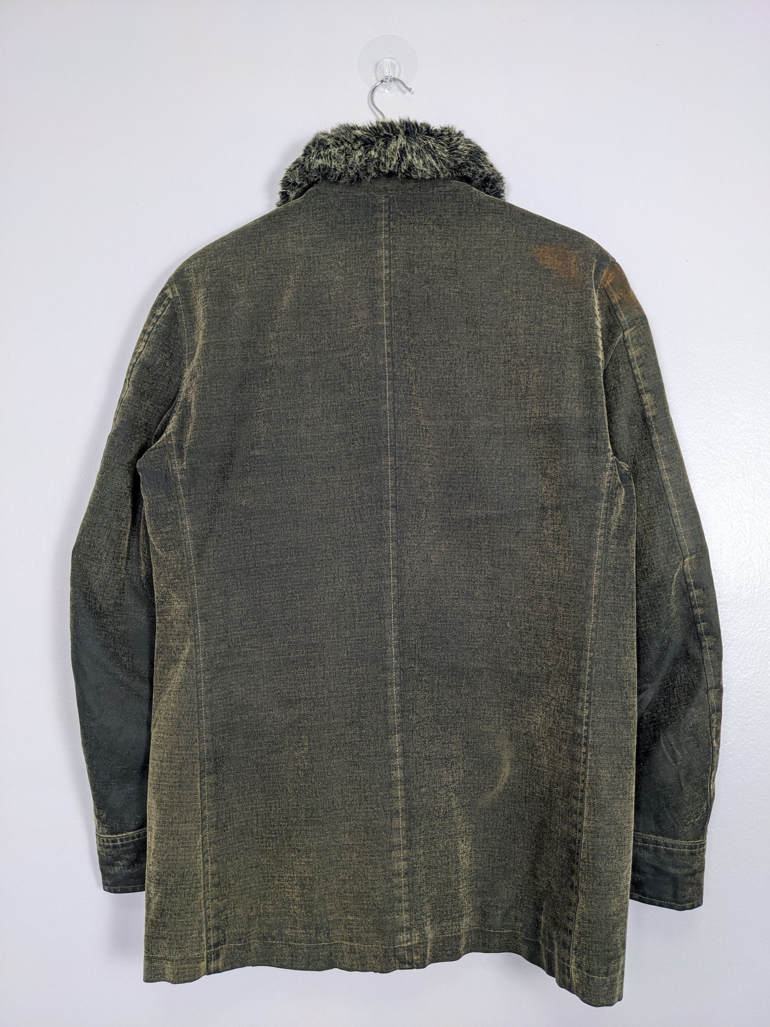 Vintage Vintage SKY CONQUEROR Denim Jackets Fur Collar J0235 Size US M / EU 48-50 / 2 - 7 Thumbnail