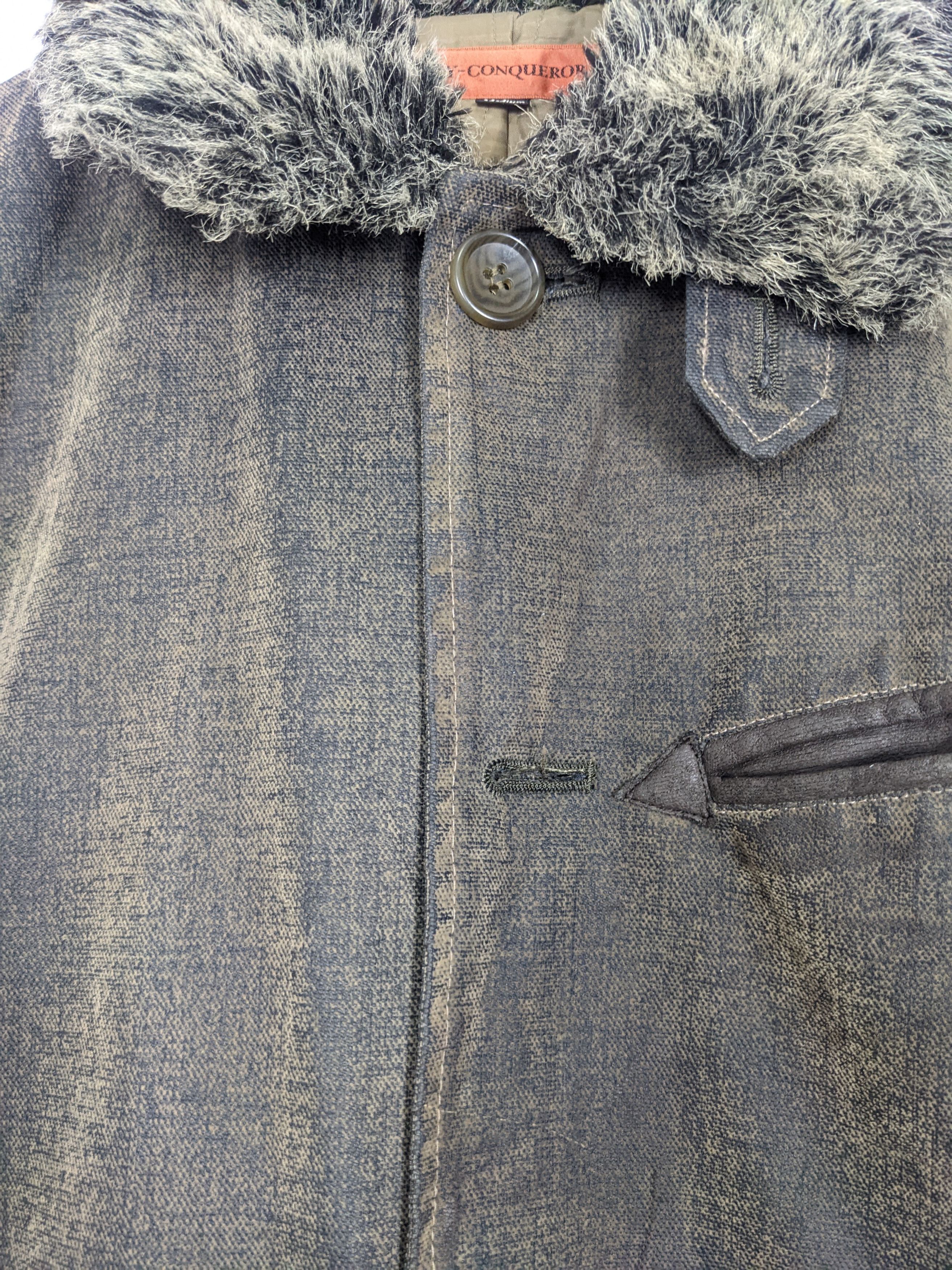Vintage Vintage SKY CONQUEROR Denim Jackets Fur Collar J0235 Size US M / EU 48-50 / 2 - 5 Thumbnail