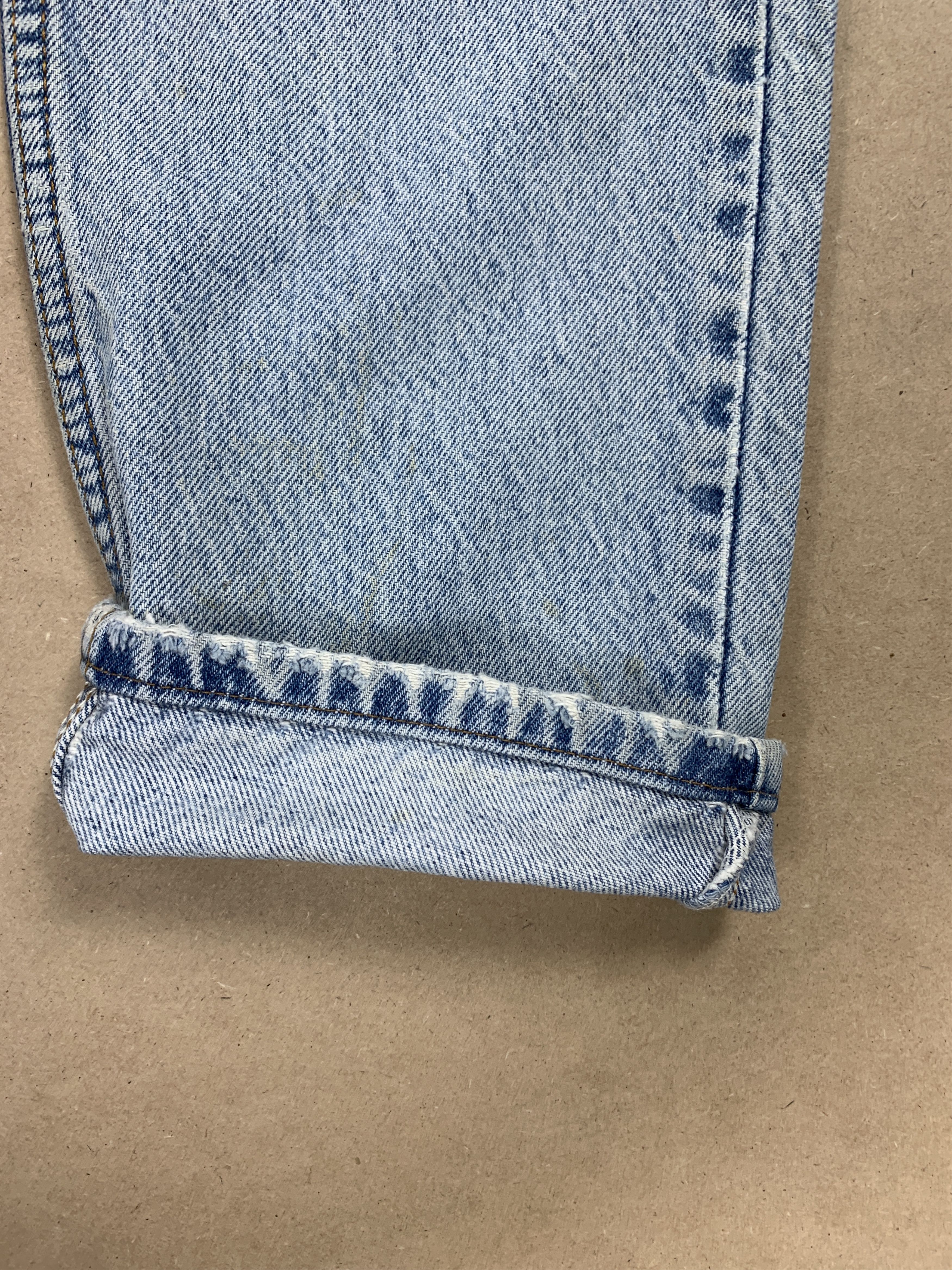 Levi's Vintage Levis 505 Straight Cut Distressed Jeans P0286 Size US 32 / EU 48 - 6 Thumbnail